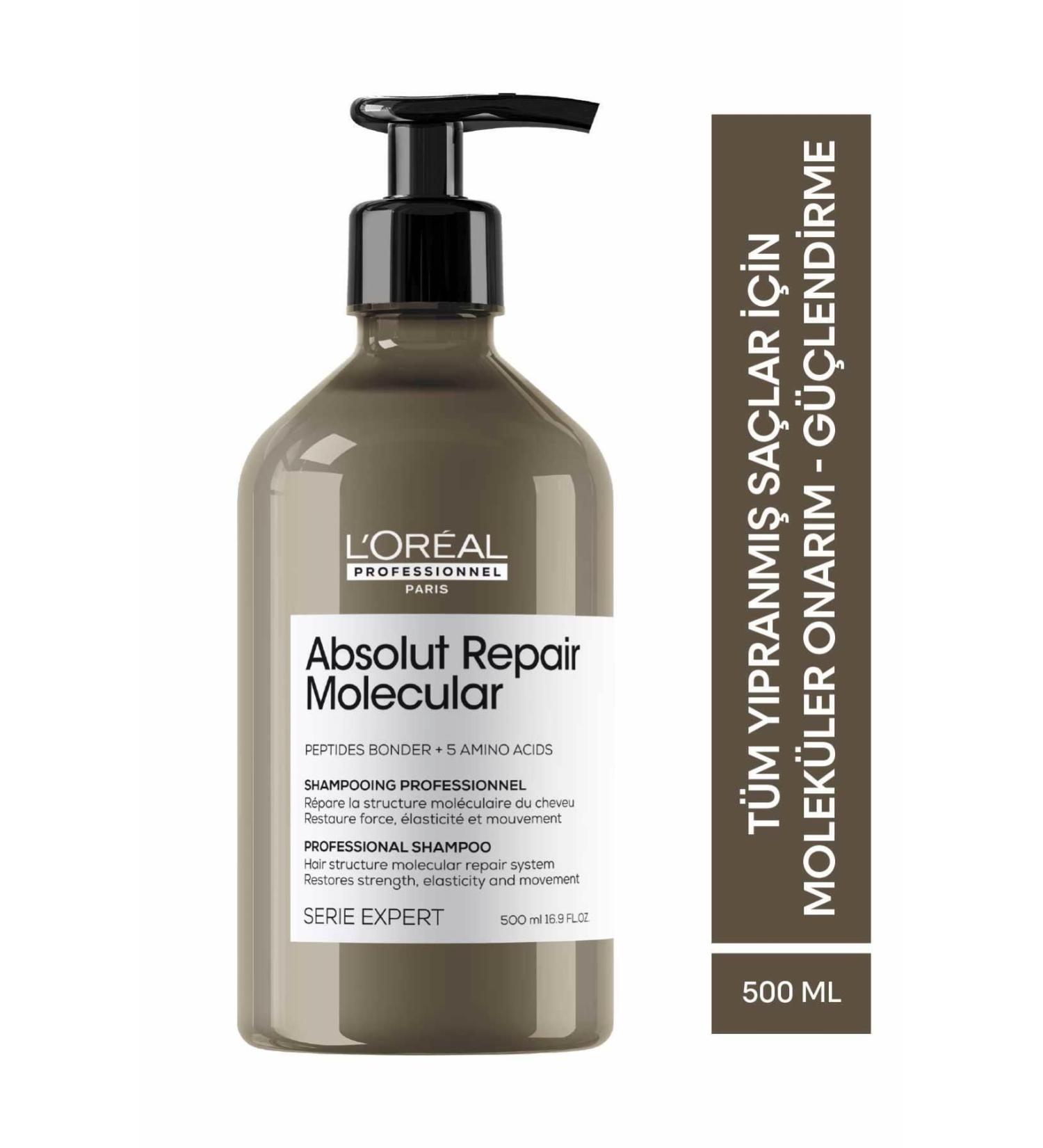 L'oreal Professionnel Serie Expert Absolut Repair Purifying Shampoo for All Damaged Hair 500 ml - Buy Online on GoSupps.com