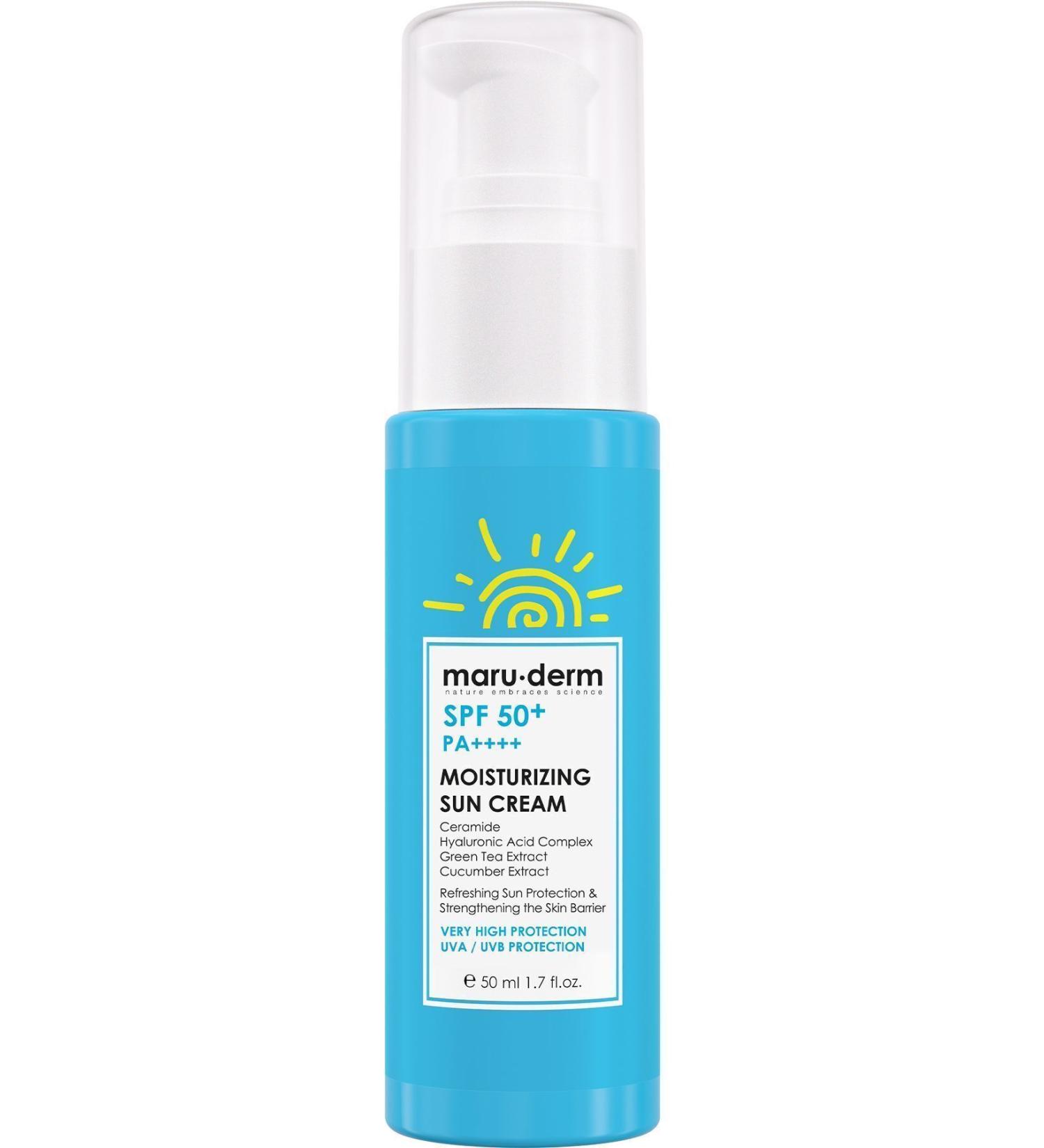 Maru.Derm Sunscreen | SPF 50+ Moisturizing Sunscreen 50 ML | New Generation Korean Filters - Buy Online on GoSupps.com