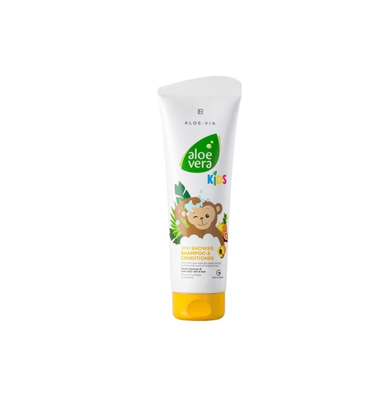 LR Aloe Vera Jungle Friends 3 in 1 - Shampoo Shower Gel and Cream