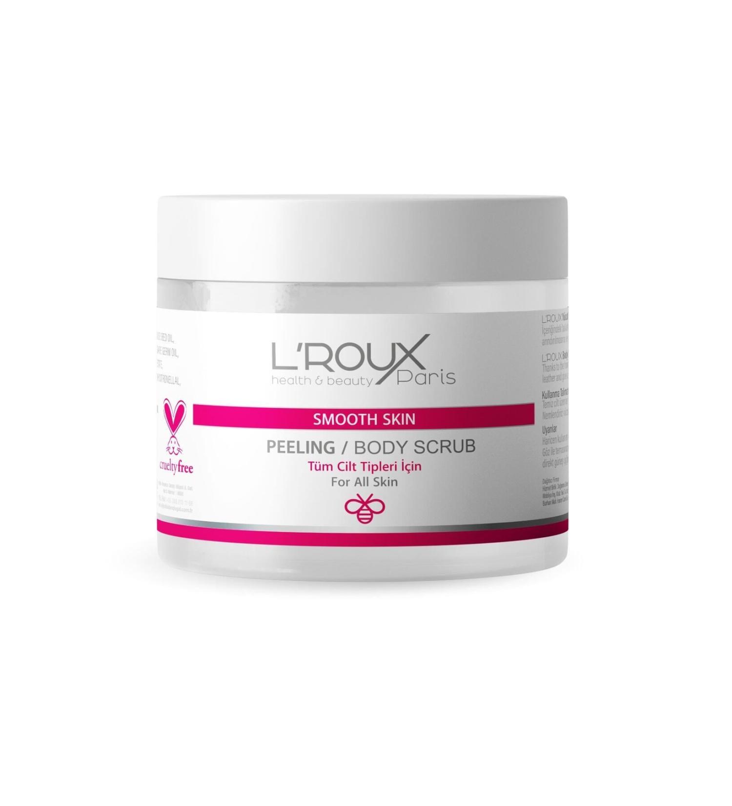 L'roux health & beauty Purifying & Brightening Anti-Cellulite Body Scrub with Himalayan Salt 100 ml - Buy Online on GoSupps.com