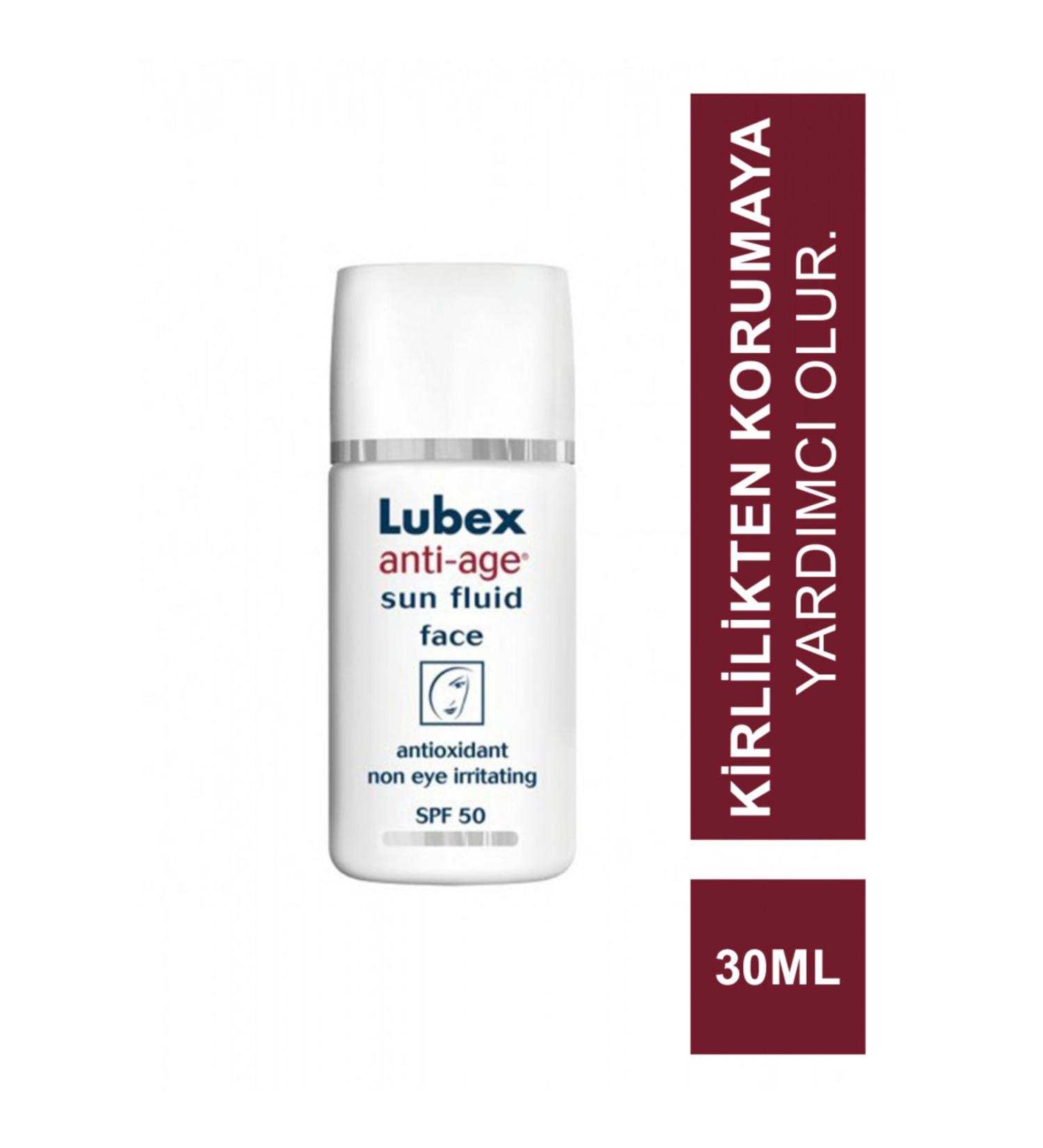 Lubex All-round Protection Against UV Radiation: Anti-age Sun Fluid Sun Cream (spf 50 30 Ml)