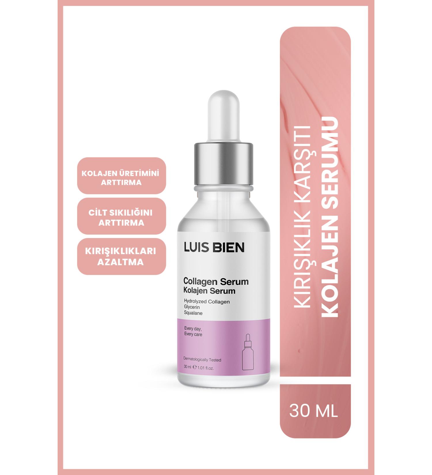 Luis Bien Collagen Face Serum | Anti-Wrinkle | 30 ML | Skin Rejuvenation - Buy Online on GoSupps.com
