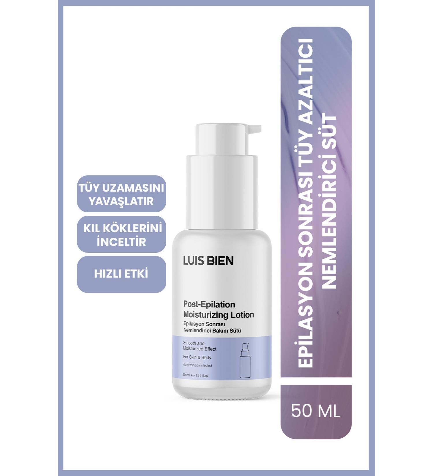 Luis Bien Post-Epilation Moisturizing and Hair Slimming Milk | 50 ml | Permanent Effect - Buy Online on GoSupps.com