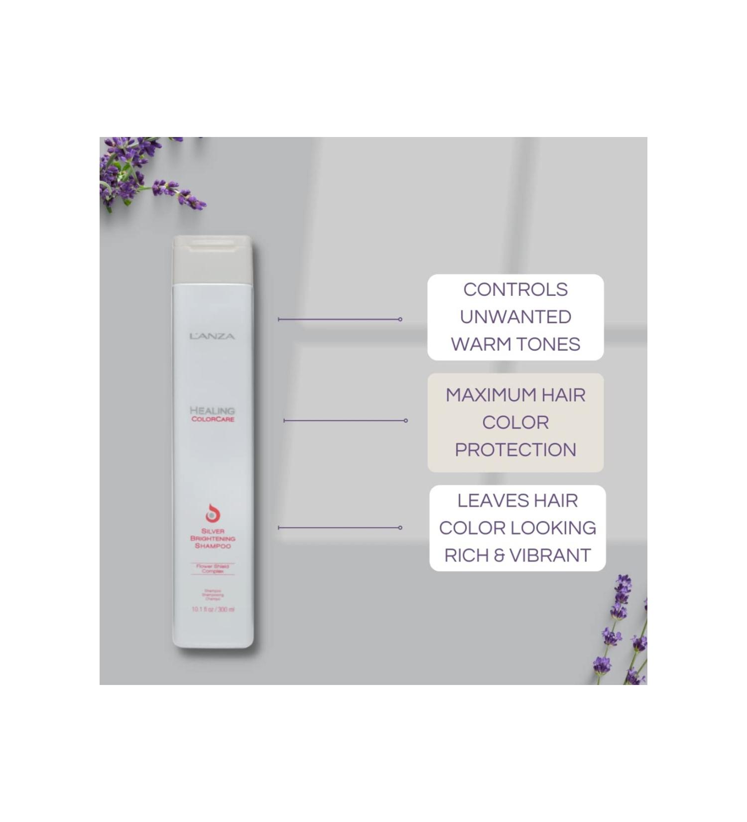 L'anza Healing Colorcare: Silver-Hair Oil Control Protective Shampoo 300 ml Q405