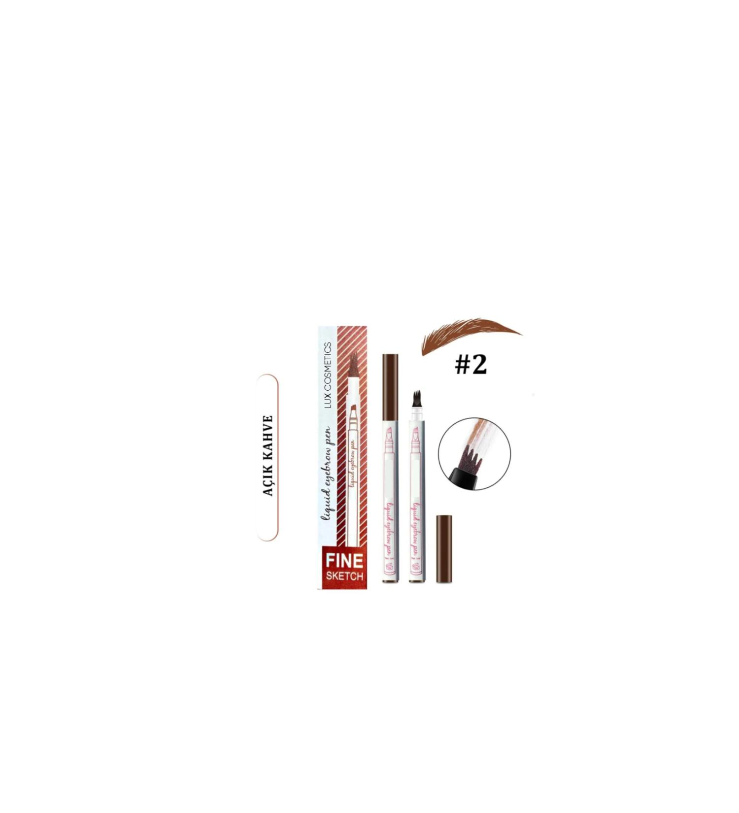 Lux Cosmetics Permanent Liquid Eyebrow Shaping Pencil
