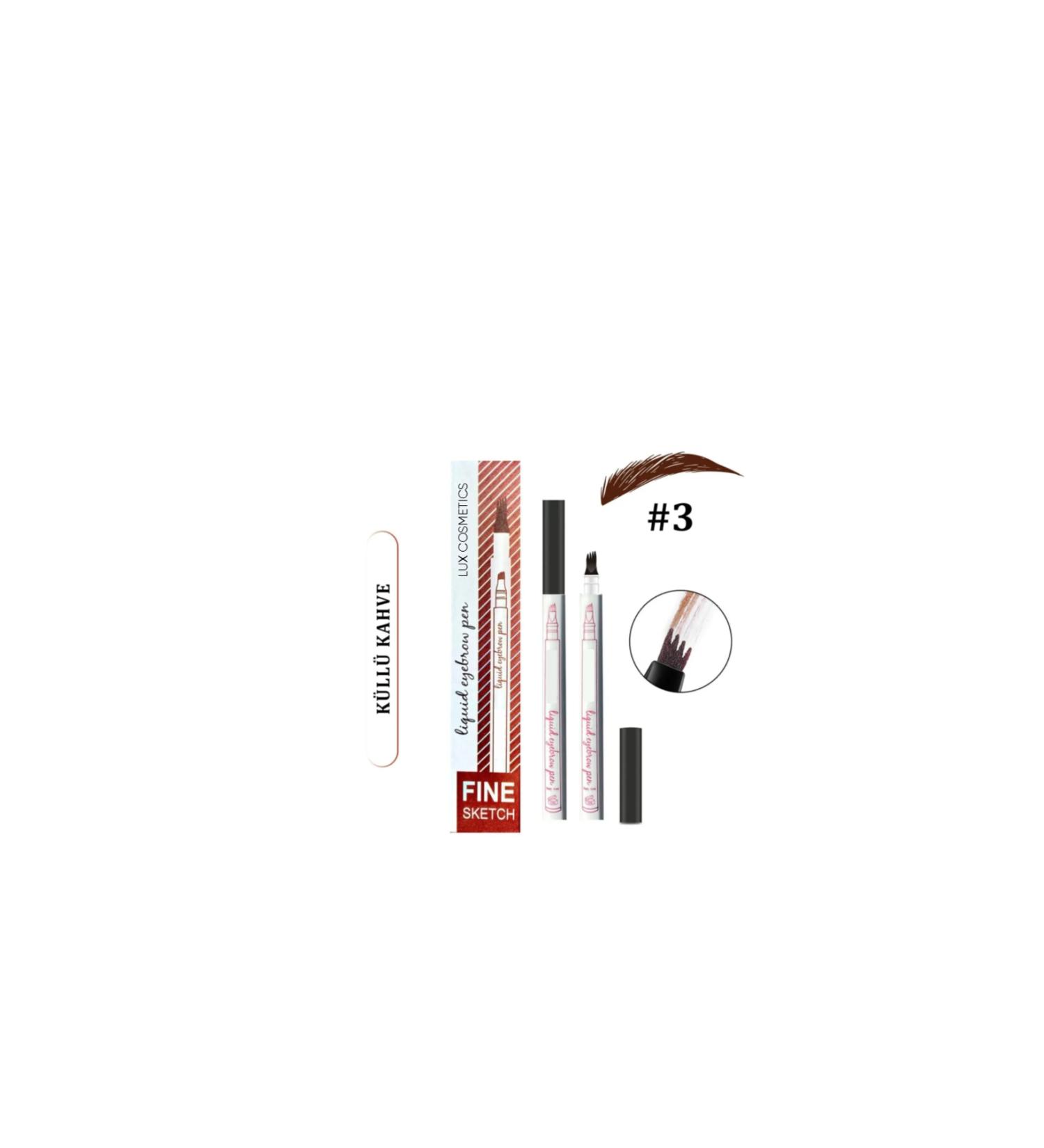 Lux Cosmetics Permanent Liquid Eyebrow Shaping Pencil