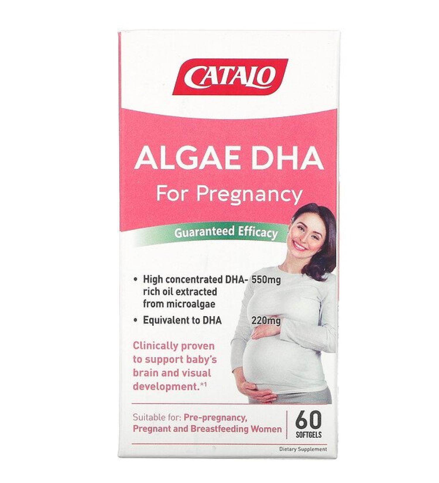Catalo Naturals Algae DHA for Pregnancy 60 Softgels