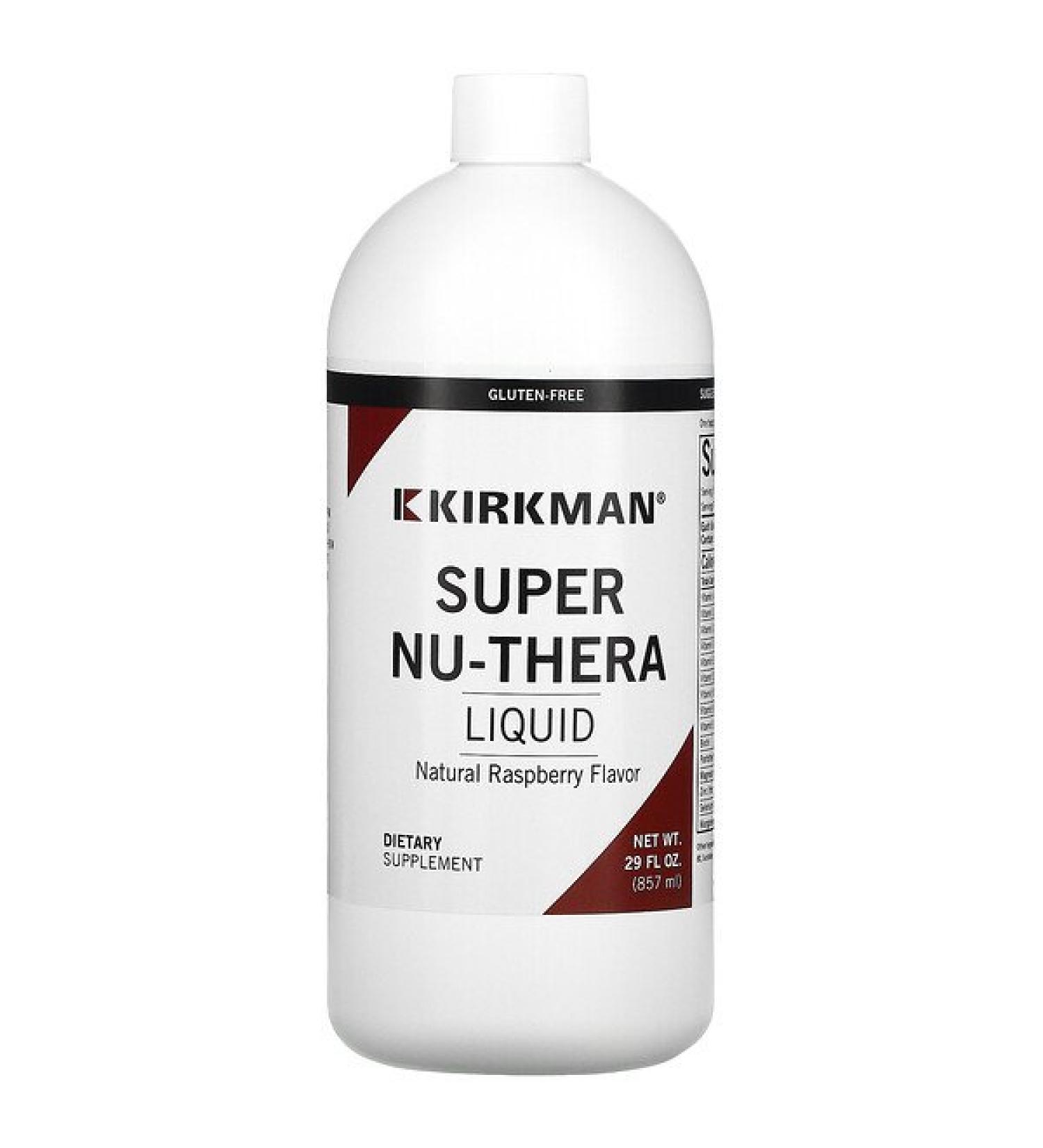 Kirkman Labs Super Nu-Thera Liquid Natural Raspberry Flavor 29 fl oz (857 ml)