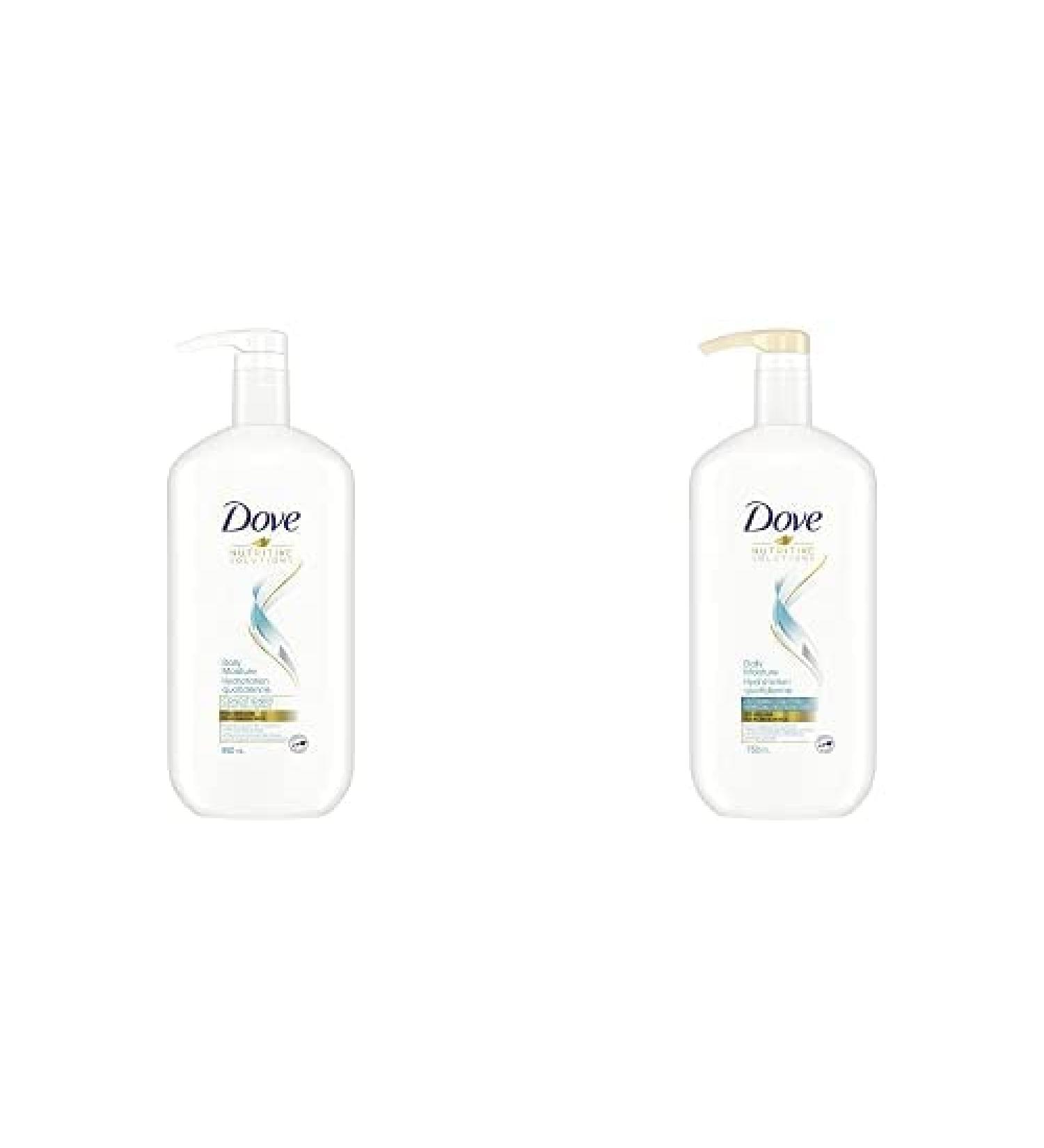 Dove Nutritive Solutions Shampoo and Conditioner Bundle for dry hair Daily Moisture with Pro-Moisture Complex Each 950 ml