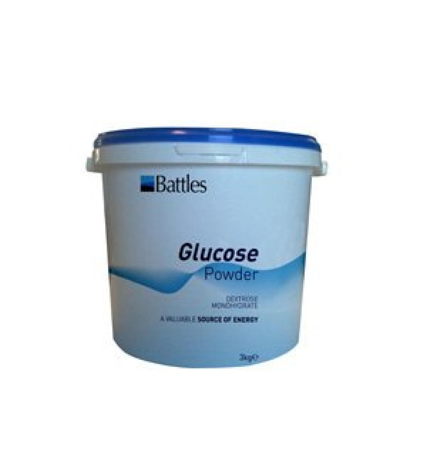 Battles Glucose Powder - A Source of Energy for All Livestock (Choose 600g, 3kg or 25kg)