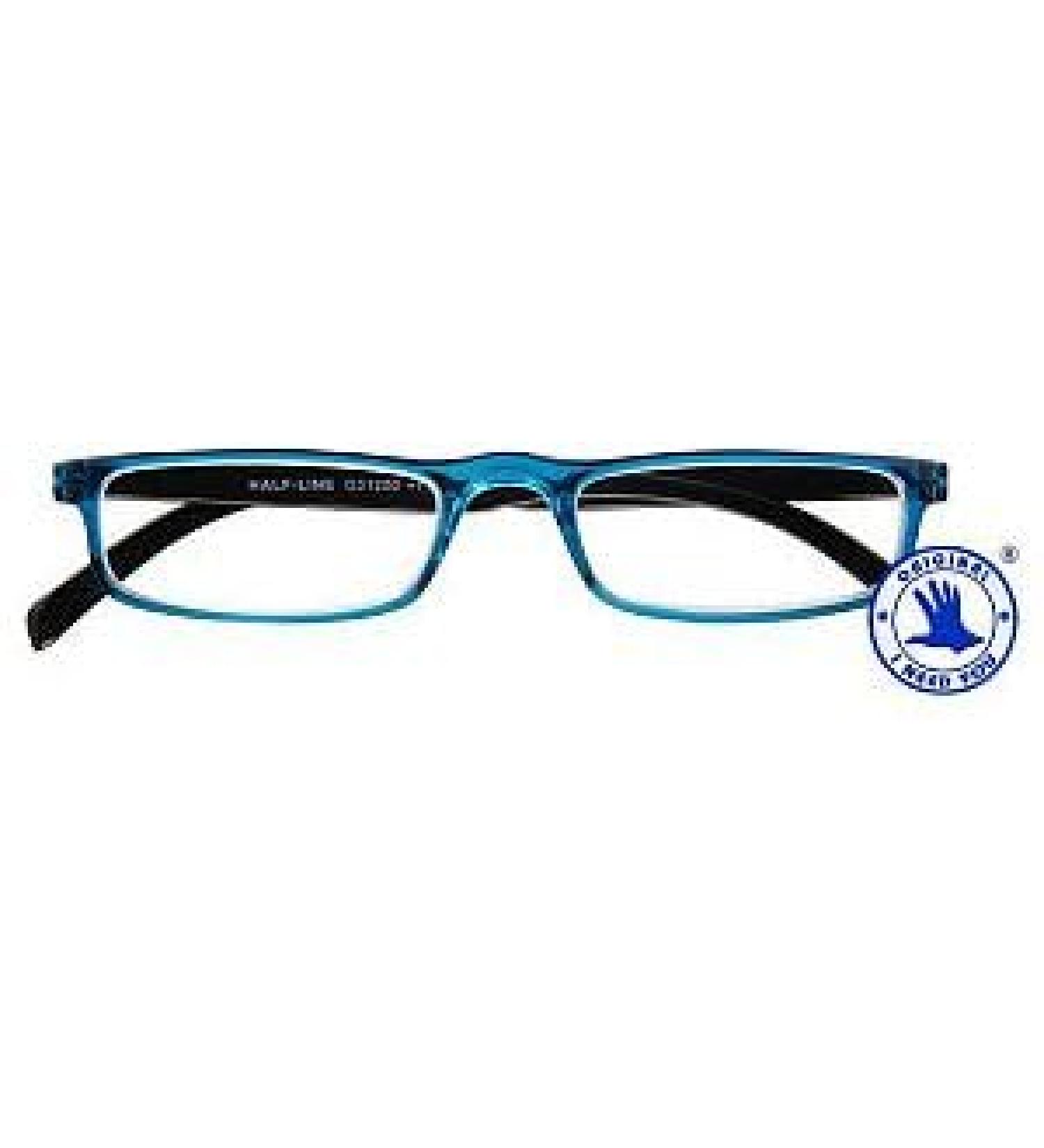 I NEED YOU HALF-LINE G31200 plastic glasses with spring technology blue-black 2.5 diopters