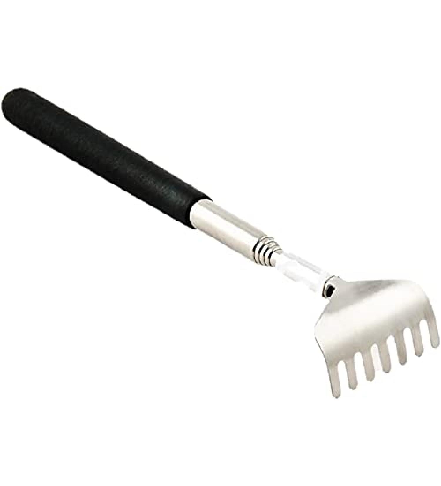 Telescopic Stainless Steel Back Scratcher - Extendable 20cm to 68cm - Practical Arm Extension Comb - Buy Online on GoSupps.com