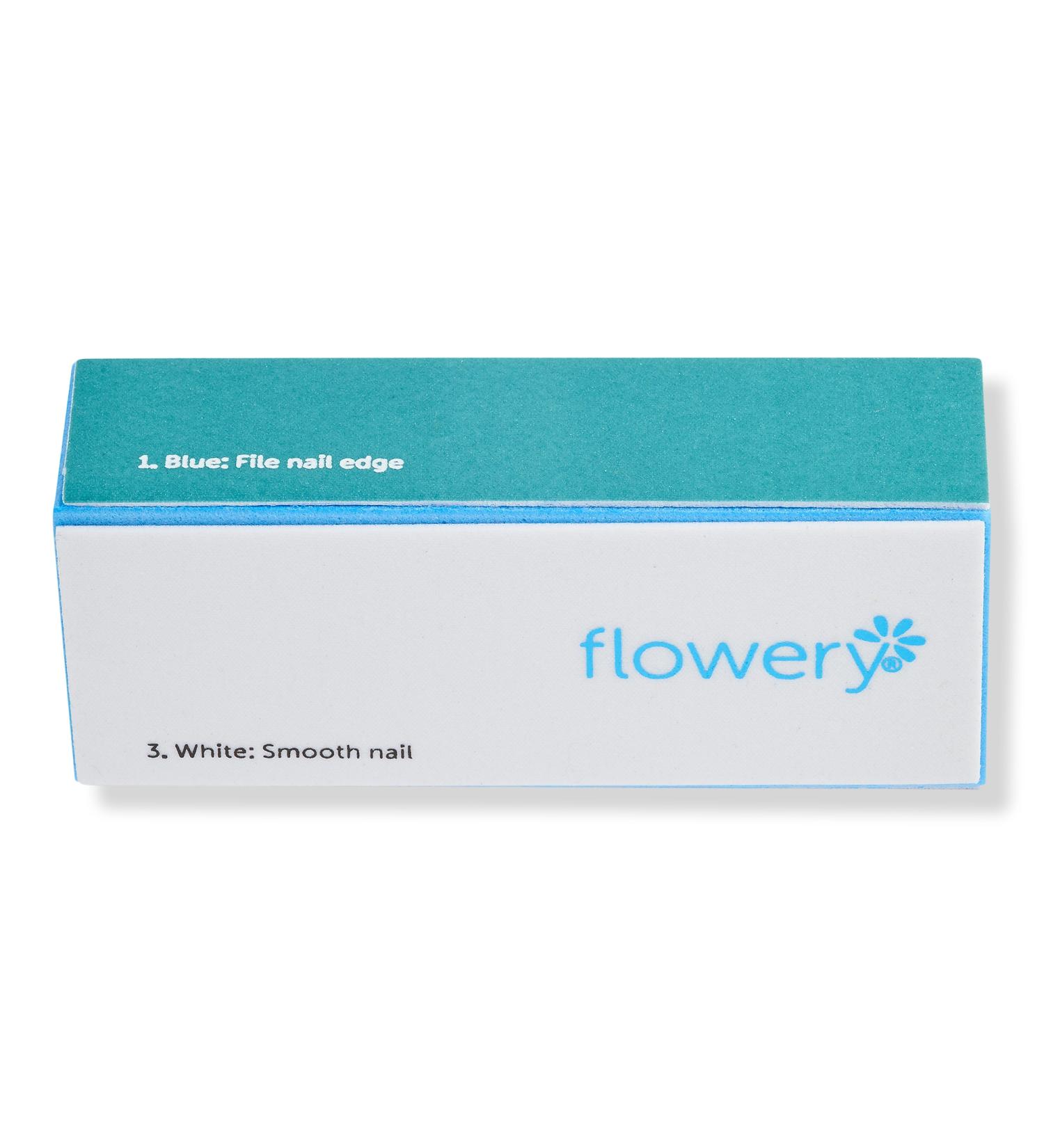 Flowery Blue Max 4-Way Buffing Block 1 ct