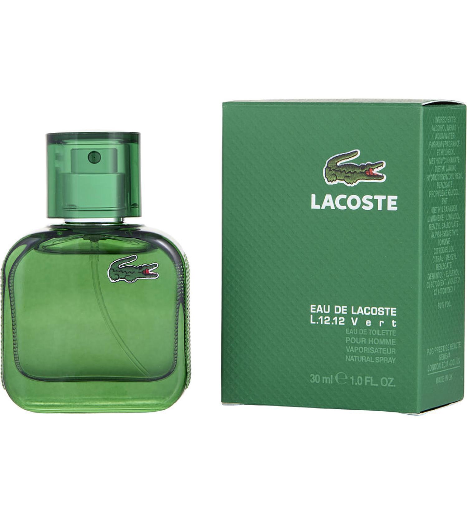 LACOSTE EAU DE LACOSTE L.12.12 VERT by Lacoste - EDT SPRAY 1 OZ - MEN