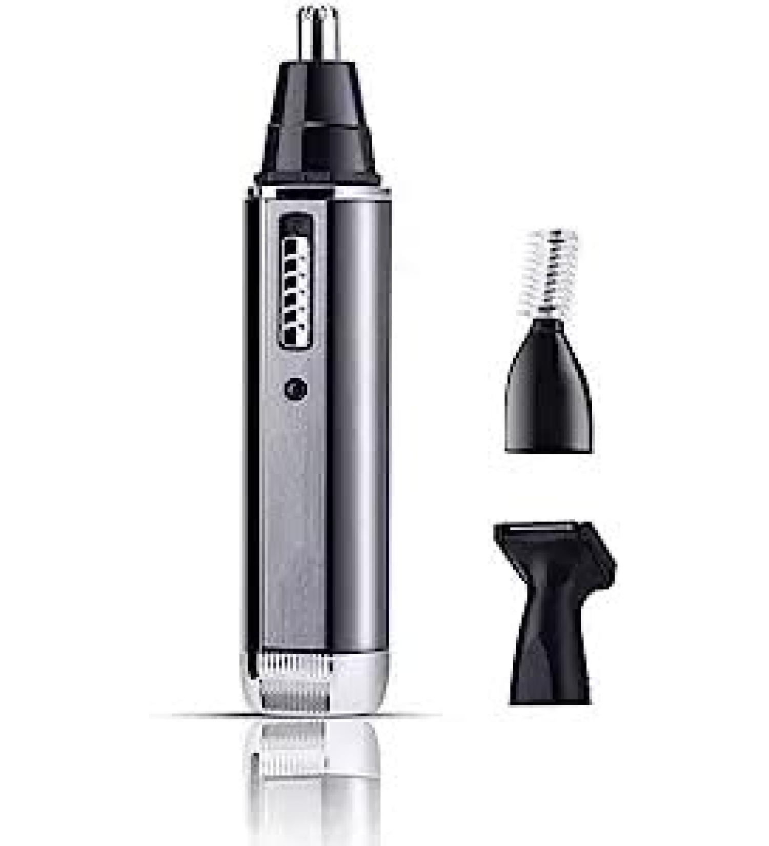 Rechargeable Electric Ear Nose Hair Trimmer - Waterproof Professional Wet/Dry Clipper for Unisex Use - Buy Online on GoSupps.com