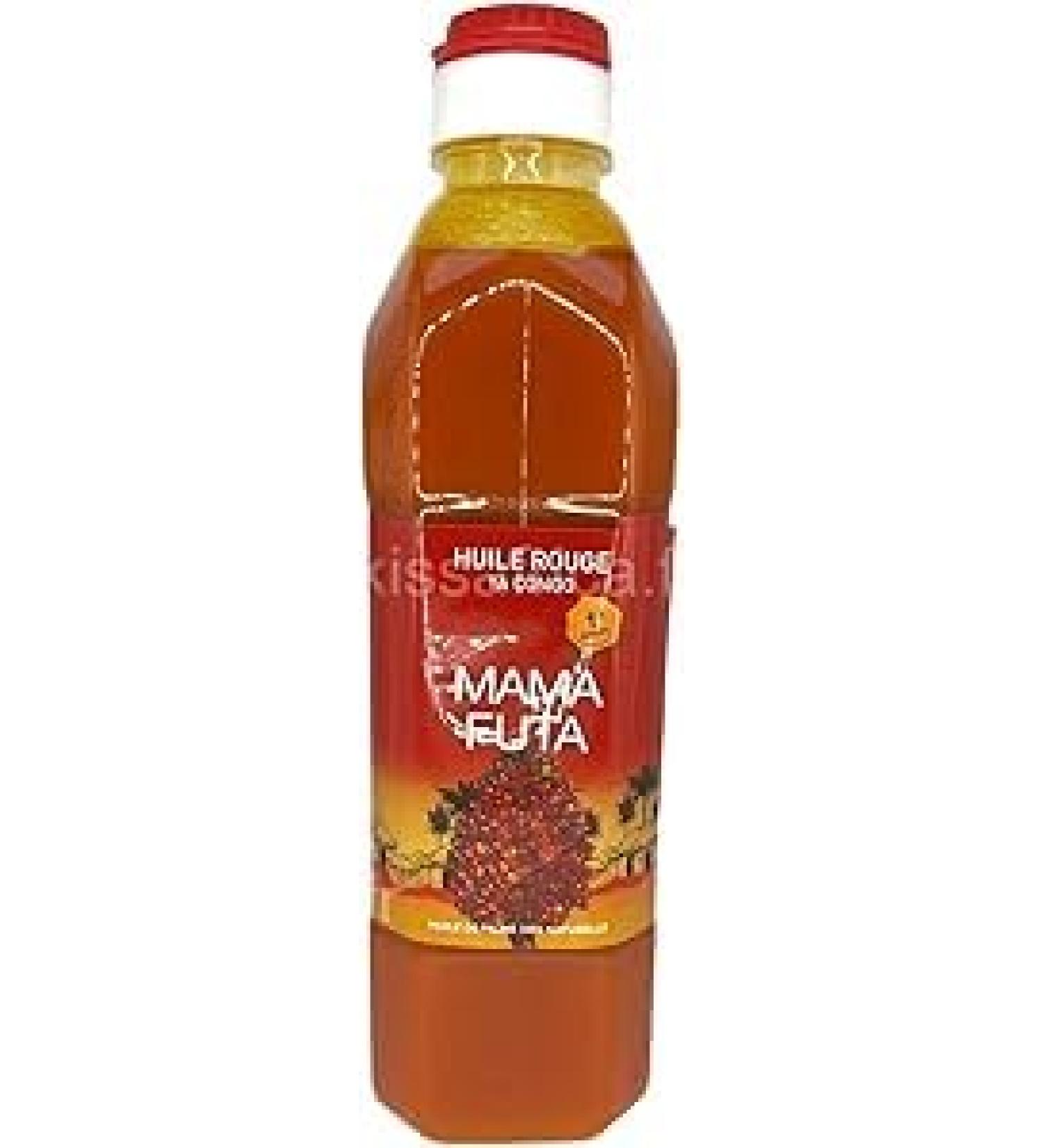 Mama Futa Palm Oil - 500ml | Authentic Ya Congo Red Oil | For Saka-Saka Moamb Seed Sauce & Congolese Dishes