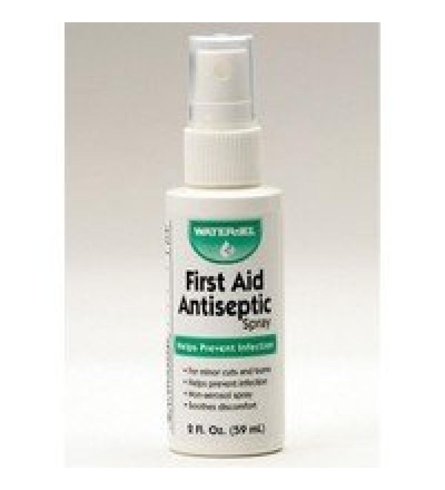 Water-Jel Technologies AS2-24 Water-Jel Technologies 2 Ounce Pump Bottle Antiseptic Spray With 0.13% Benzalkonium Chloride
