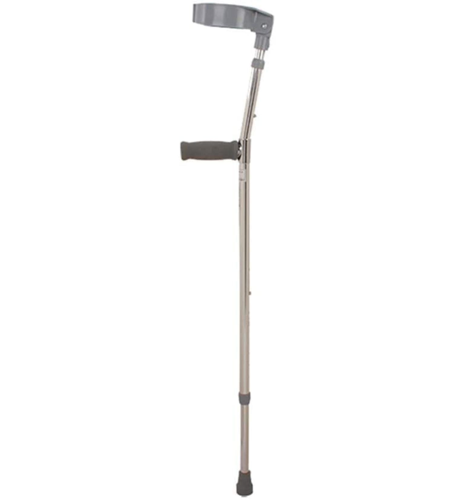 Forearm Crutches Adjustable CANES Crutches - Adult Standard Featherweight Aluminum Fore-Arm Crutch has aluminum casting on handle for extra strength Double adjustable both the hand and cuff height Lig - Buy Online on GoSupps.com