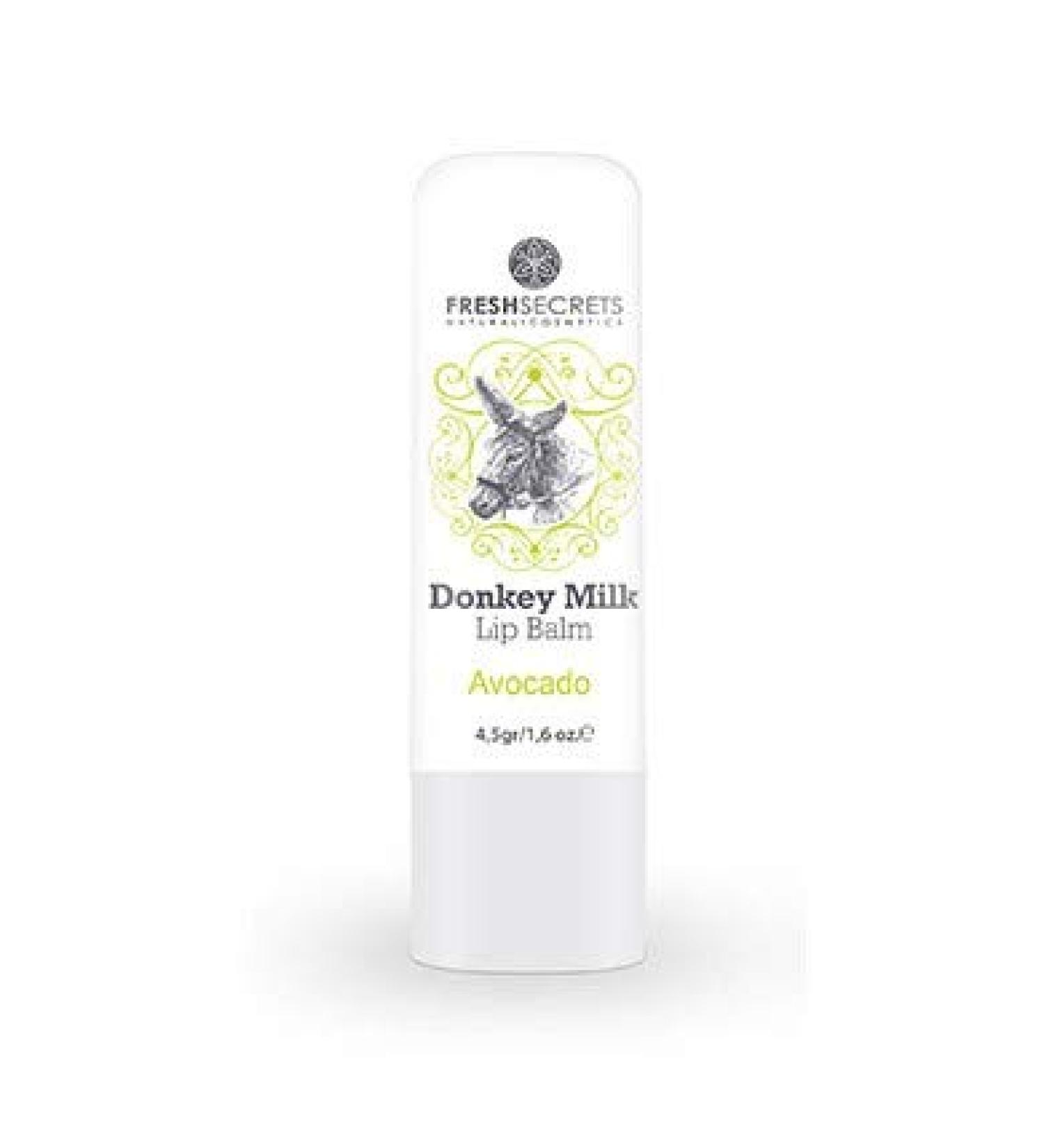 Fresh Secrets Donkey milk and avocado lip balm 4.5 g.