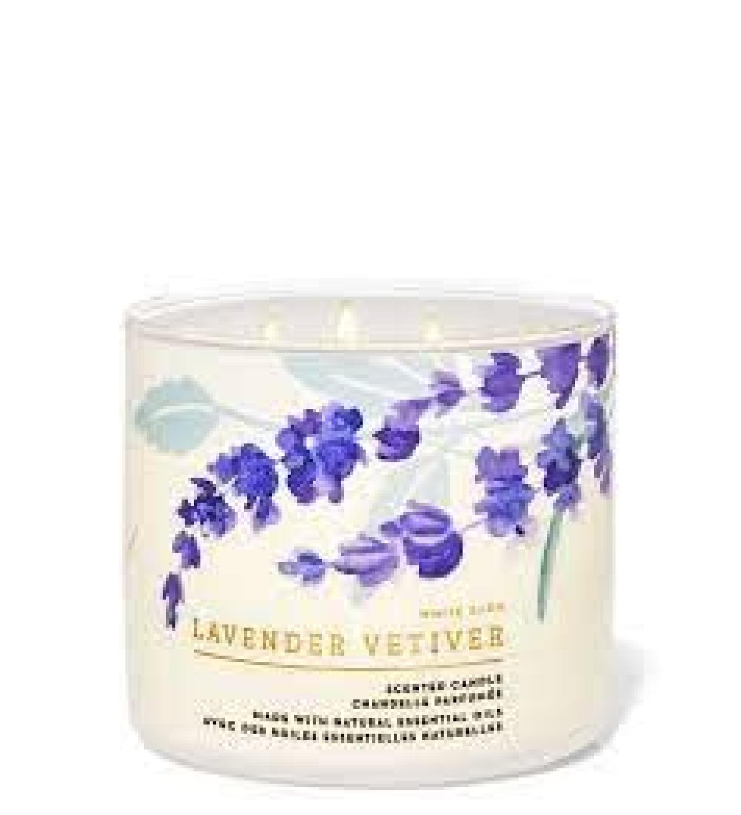 Lavender Vetiver 3 Wick Candle 14.5 oz / 411 g