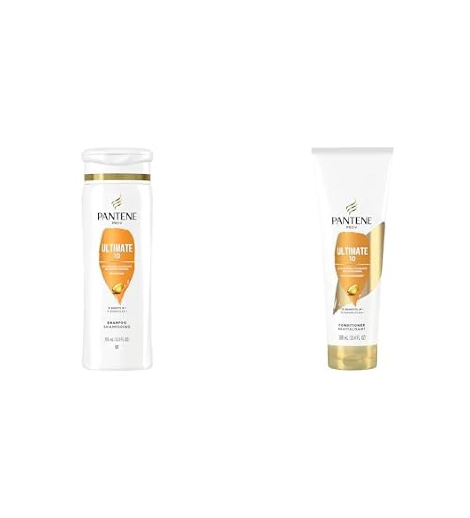 PANTENE ULTIMATE 10 SHAMPOO & CONDITIONER PACK 355 mL EACH Scented 663 mL in Total (Pack of 1)