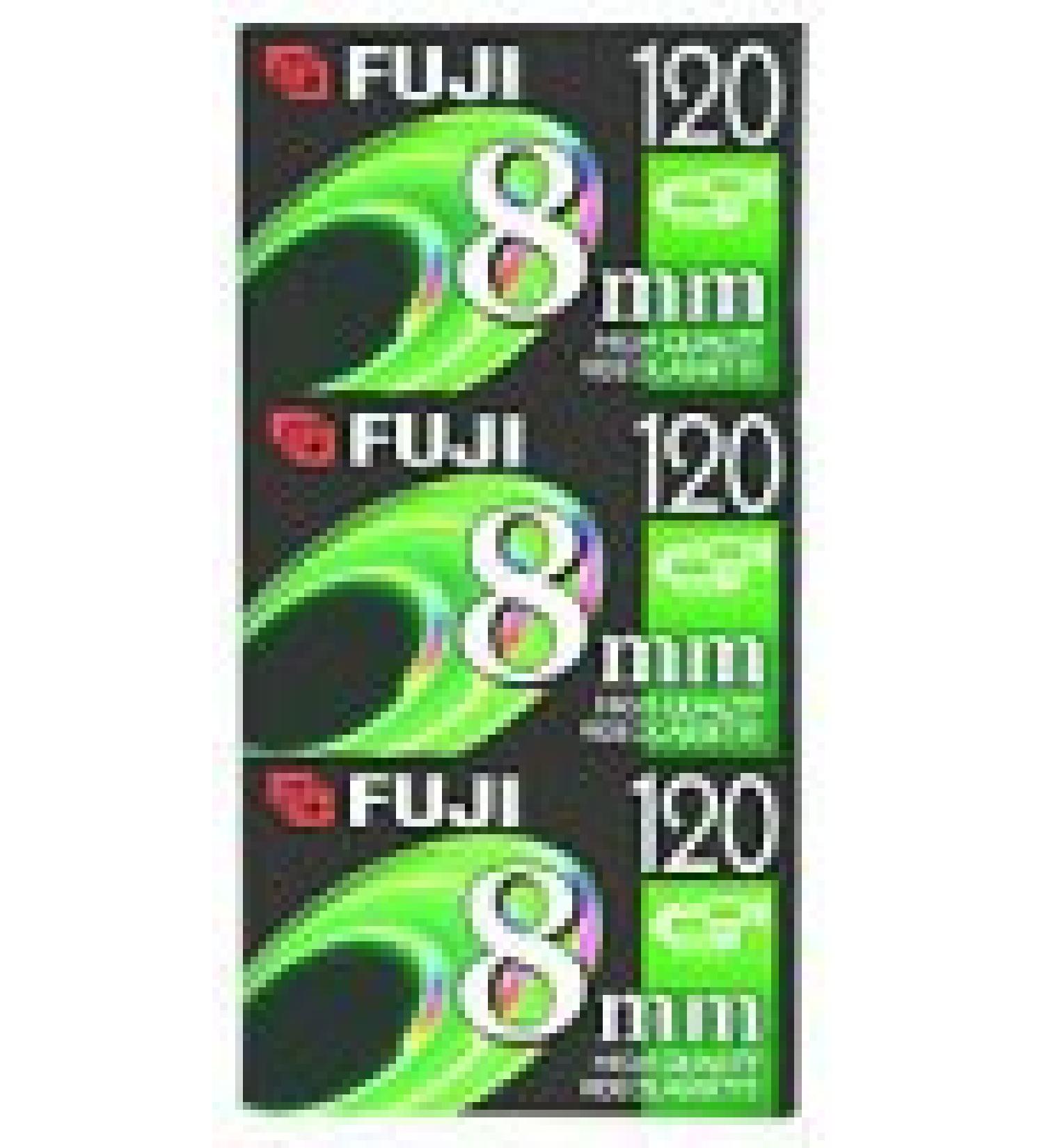 Fuji 3-Pack 120-Minute 8mm Tapes (8MM3PK)