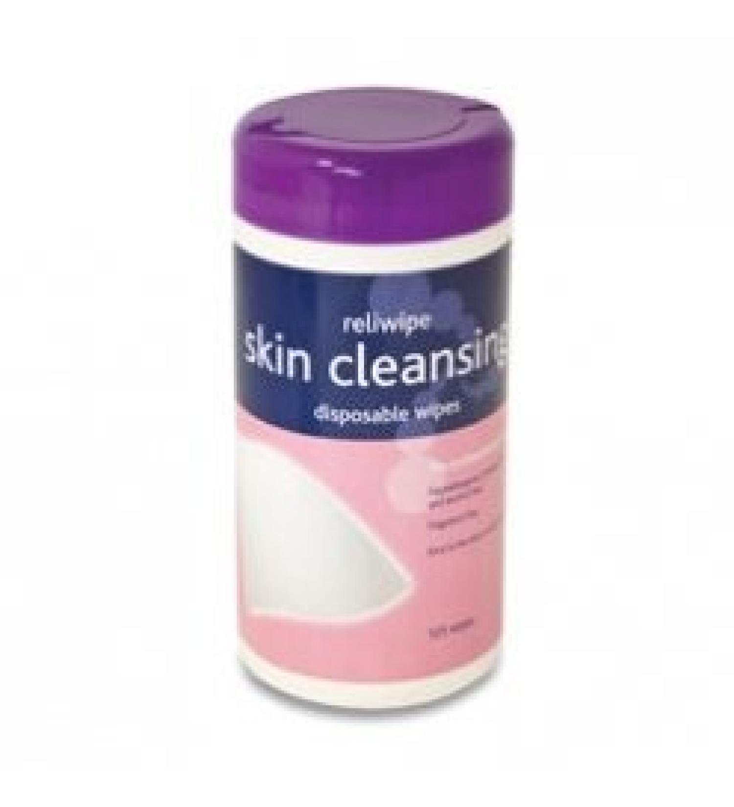 Reliwipe Skin Cleansing Disposable WIpes (Tube of 125) (RL750)