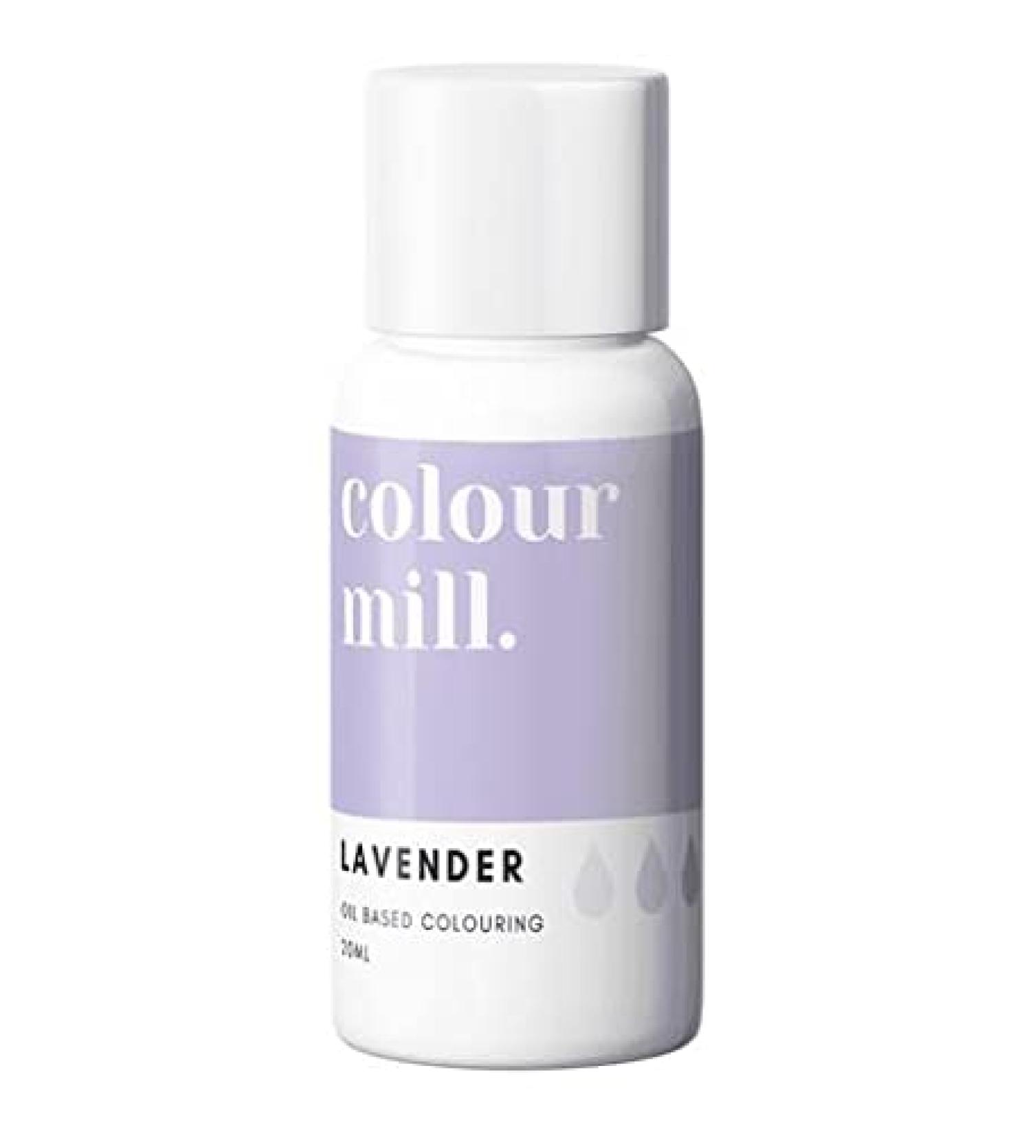 Colour Mill Oil Based Food Colouring 20ml Colours all Icings Chocolate Dough and more (Lavender)