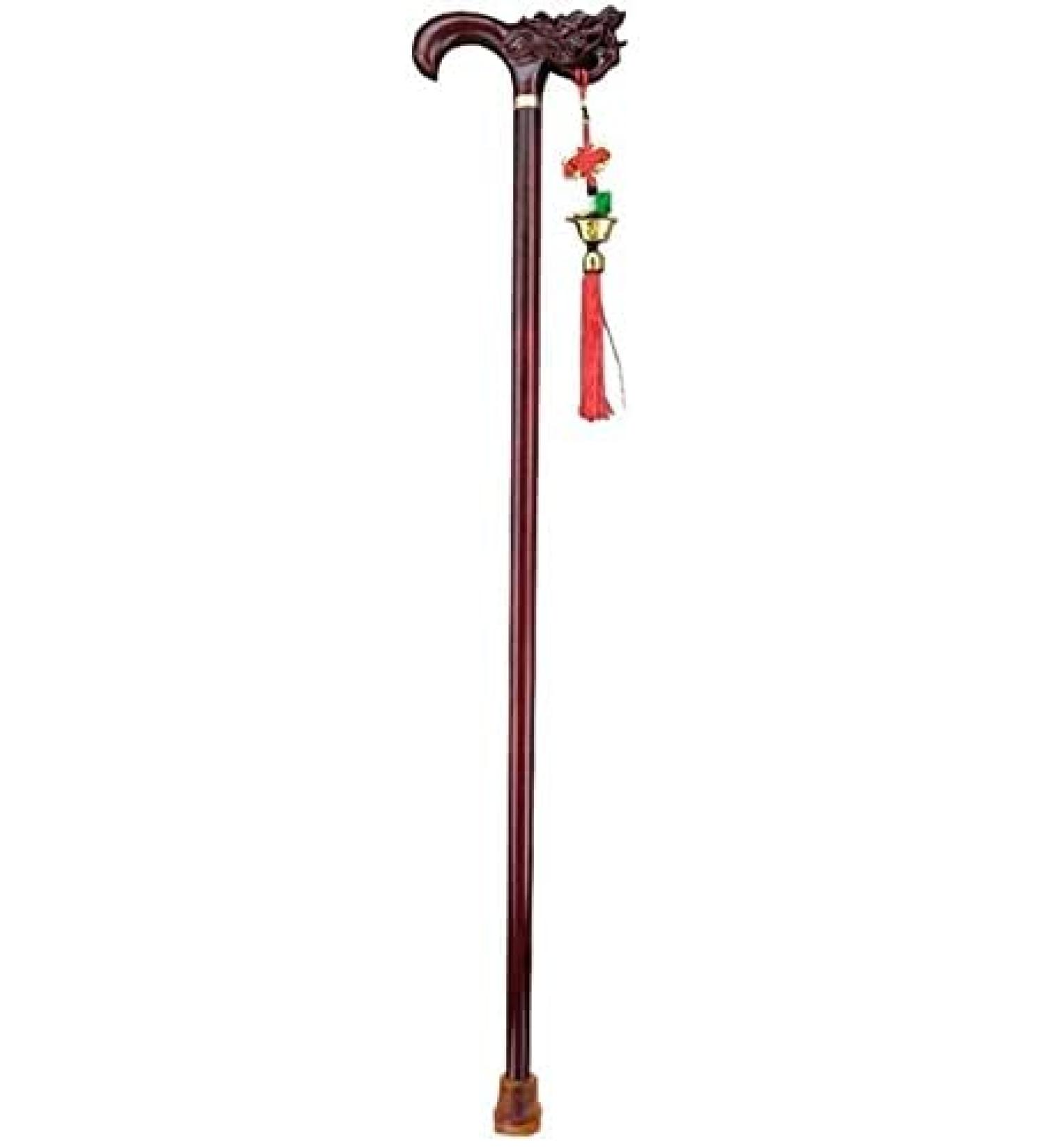 Canes Wooden Walking Stick Cane Faucet Comfortable Anti Slip Hand Carved Solid Wood for Old Elderly Comfortable Accessory A Star of Light