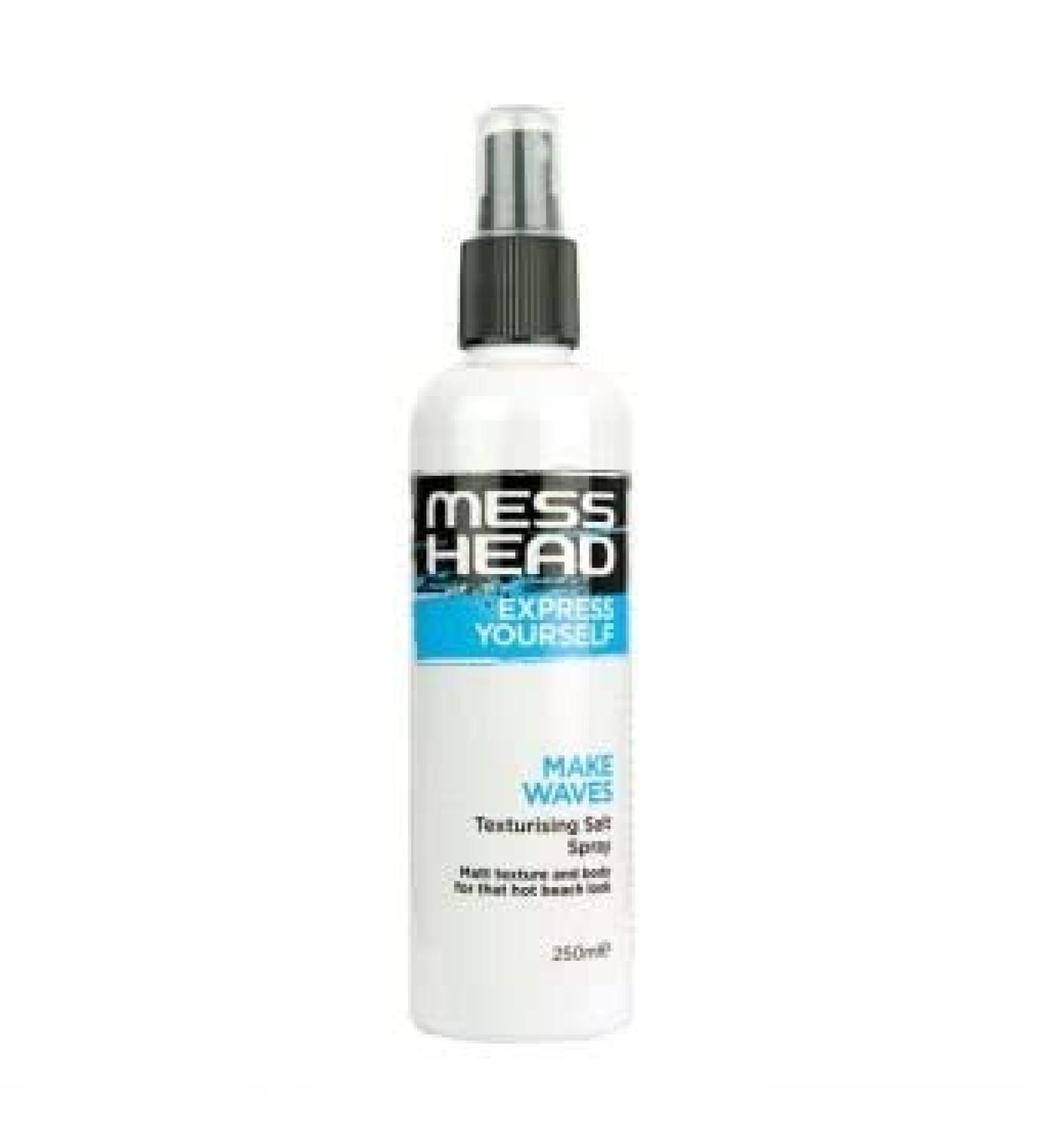 Mess Head Make Waves Texturising Salt Spray 250ml Matt Texture Express Yourself