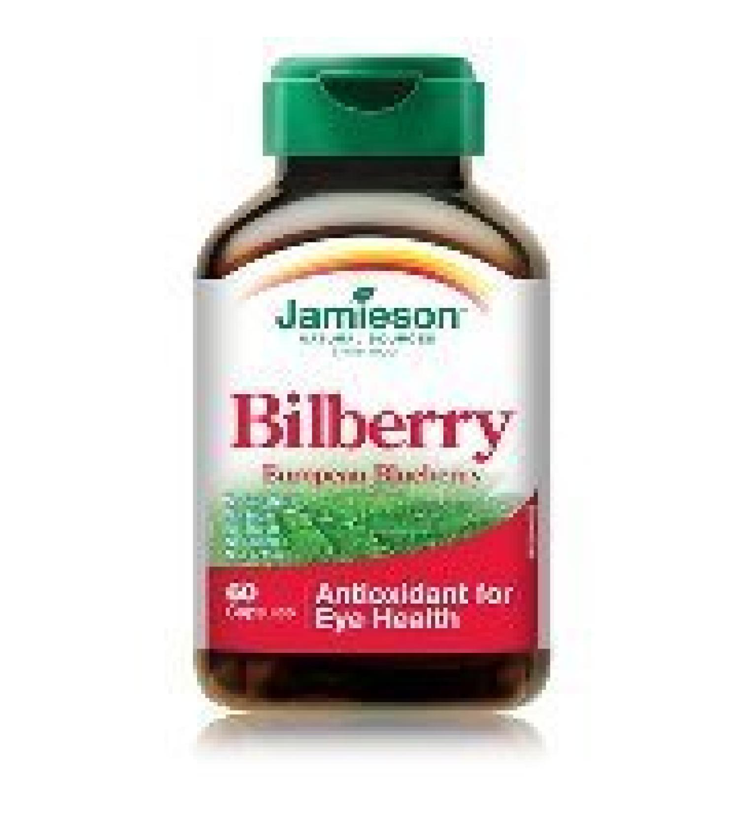 Bilberry 2 500 mg-60 capsules Brand: Jamieson Laboratories by Jamieson Laboratories