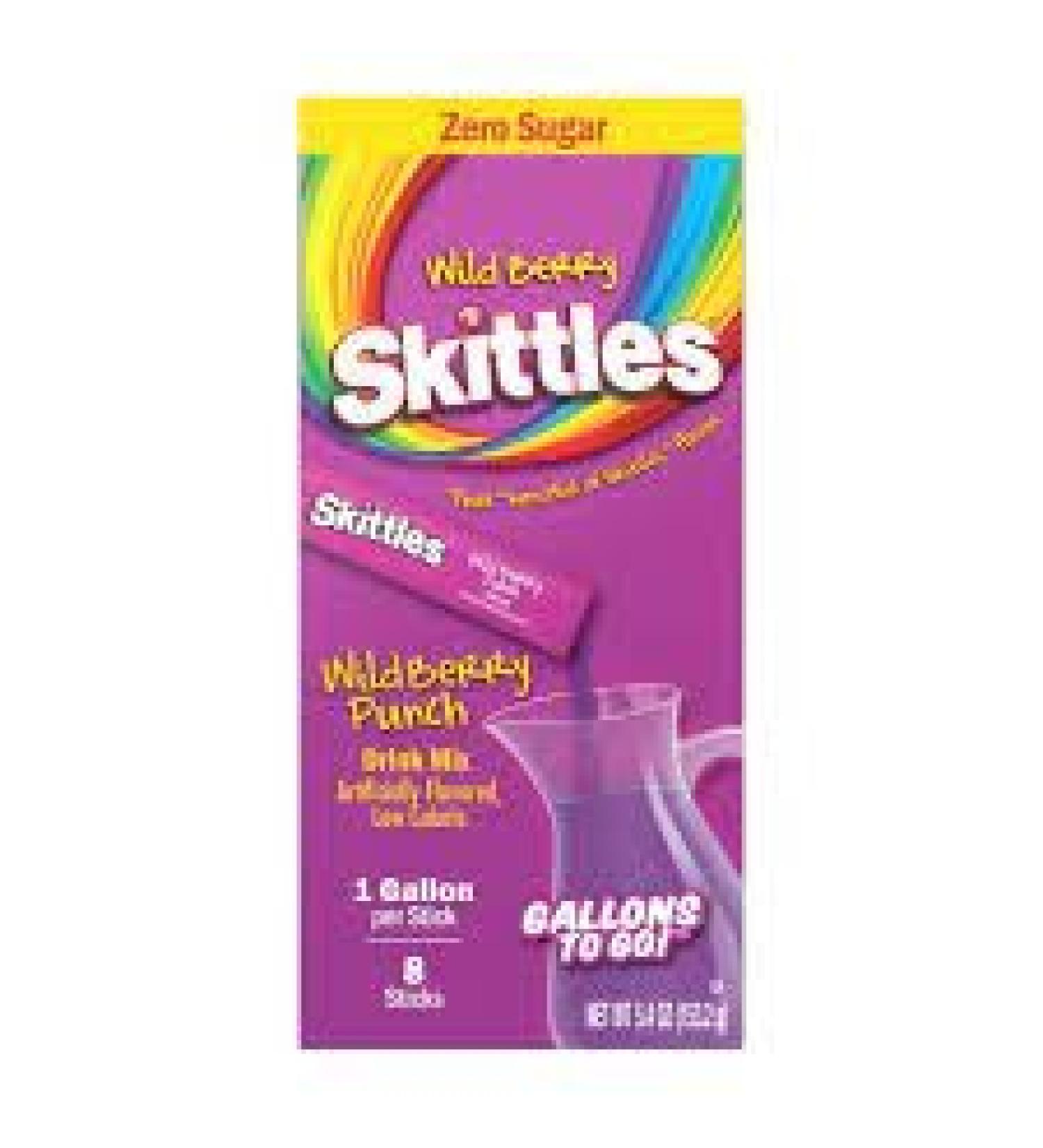 Skittles Wild Berry Punch To Go Drink Mix 6 Count