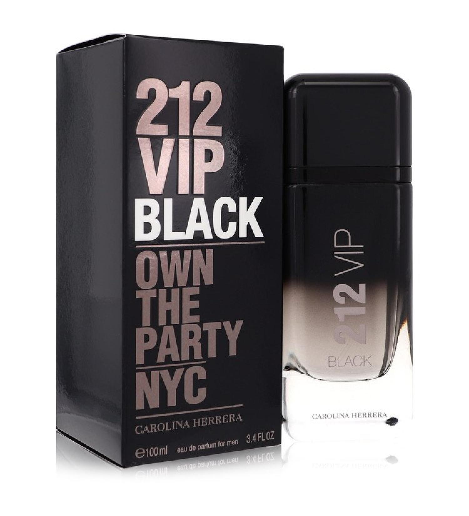 212 VIP Black by Carolina Herrera Eau De Parfum Spray 3.4 oz for Men