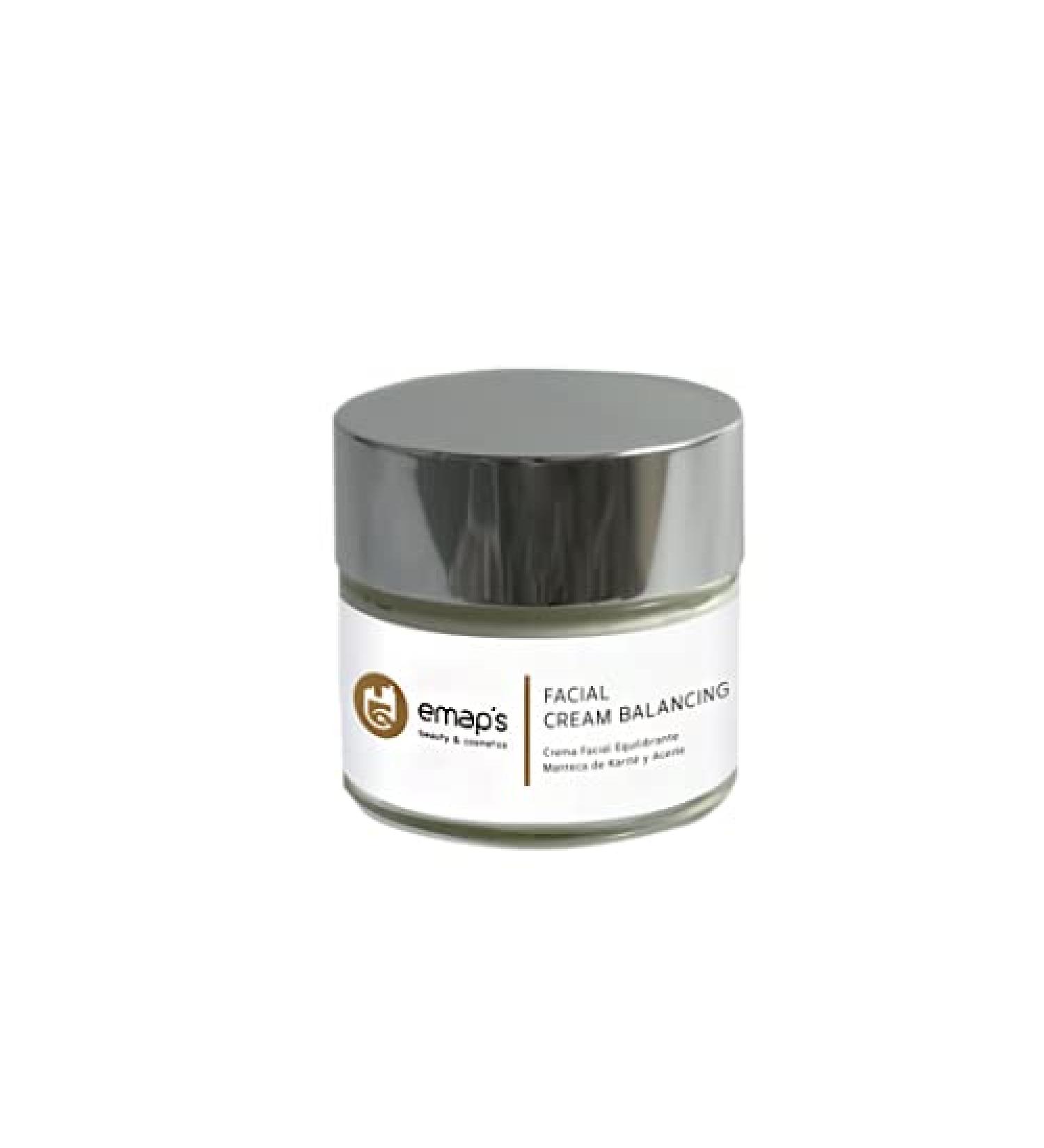  EMAP'S BEAUTY & COSMETICS EMAP's Beauty Sebo-Regulating Balancing Face Cream 50ml Immediate lifting effect thanks to hyaluronic acid and shea butter - designed for oily skin - Buy Online on GoSupps.com