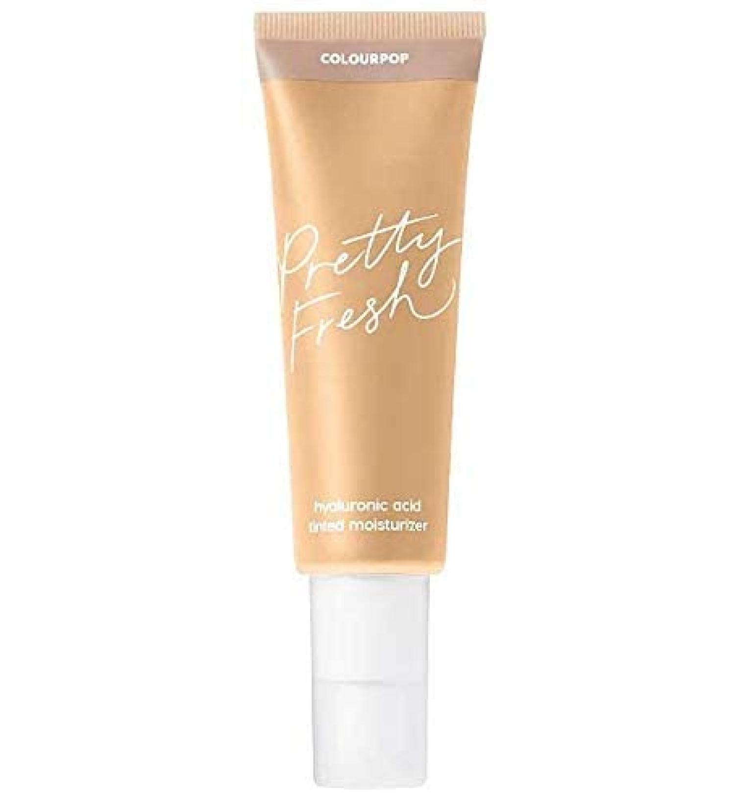 Colourpop Pretty Fresh Hyaluronic Acid Tinted Moisturizer - Lightweight Hydrating Coverage | 1.45 Oz Light 8N Neutral | Oil Free Formula - Buy Online on GoSupps.com