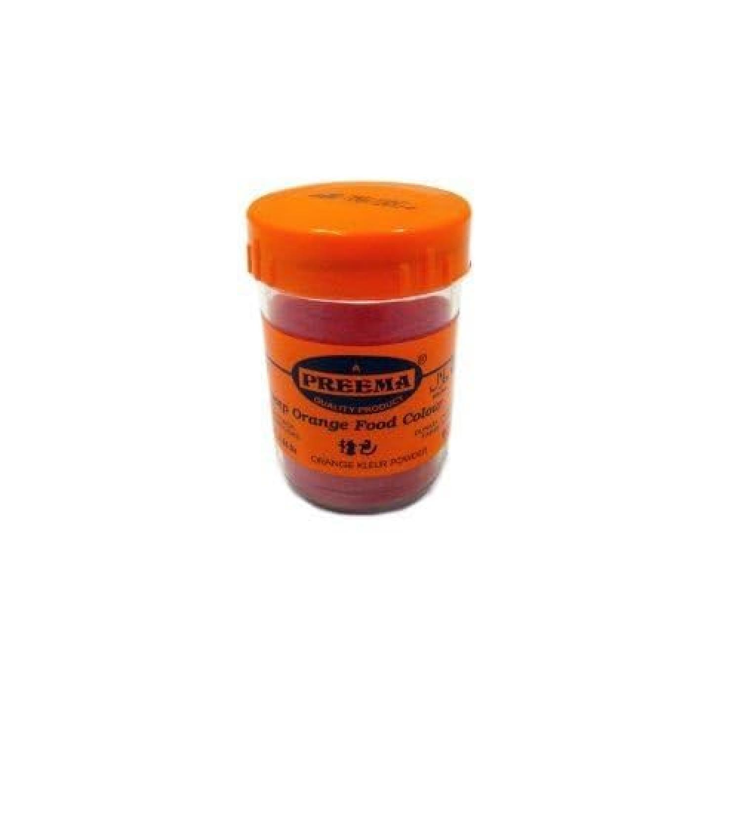 Preema Deep Orange Food Colour - 25g x 3