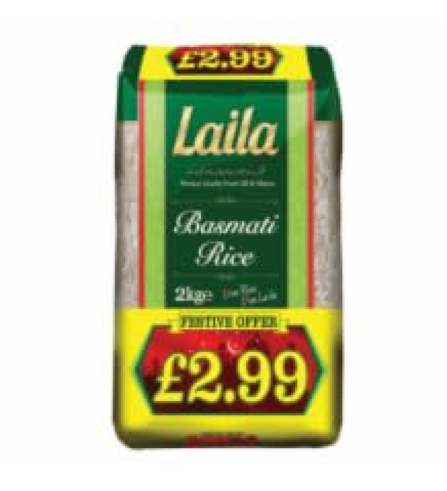 My Africa Store DhaLaila Basmati Rice 6x2kg MAS