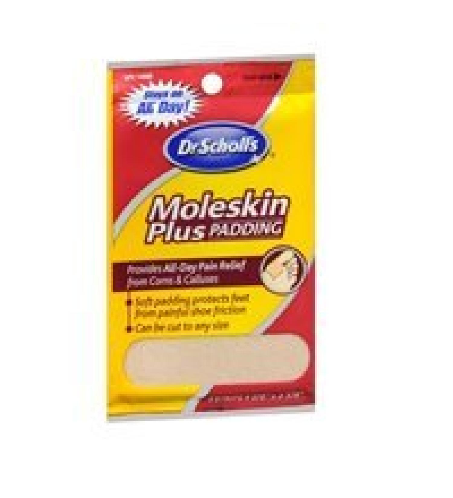 Dr. Scholl's SCH Moleskin Plus Size 2pk