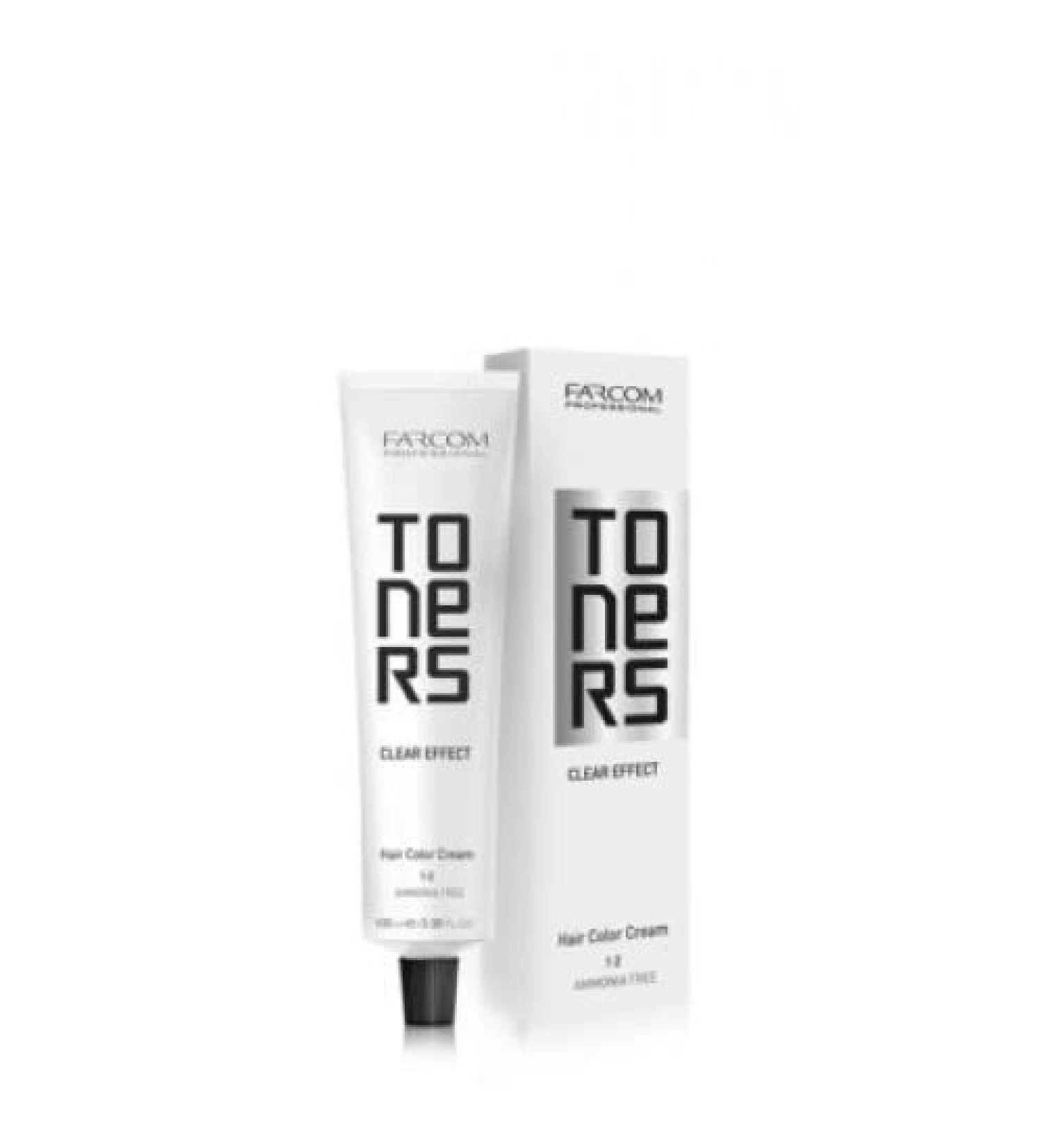  Farcom professional Anti-yellow silver anti-orange cream hair colour with transparent effect formula ammonia free (anti-orange toner 100 ml) - Buy Online on GoSupps.com