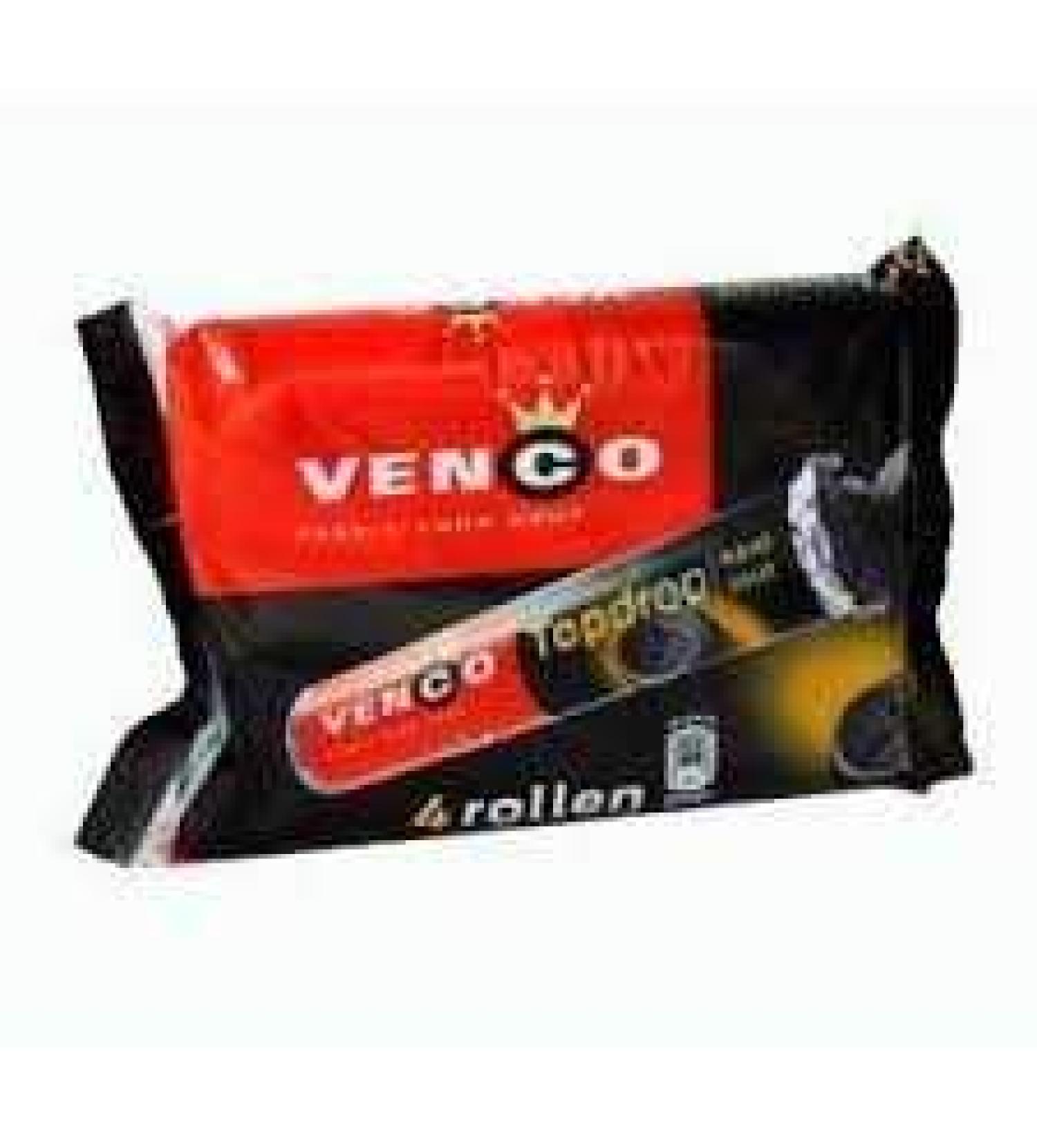 VENCO RED BAND Licorice Top Drop Rolls (4 rolls per pack) | 5 packs (20 rolls total)