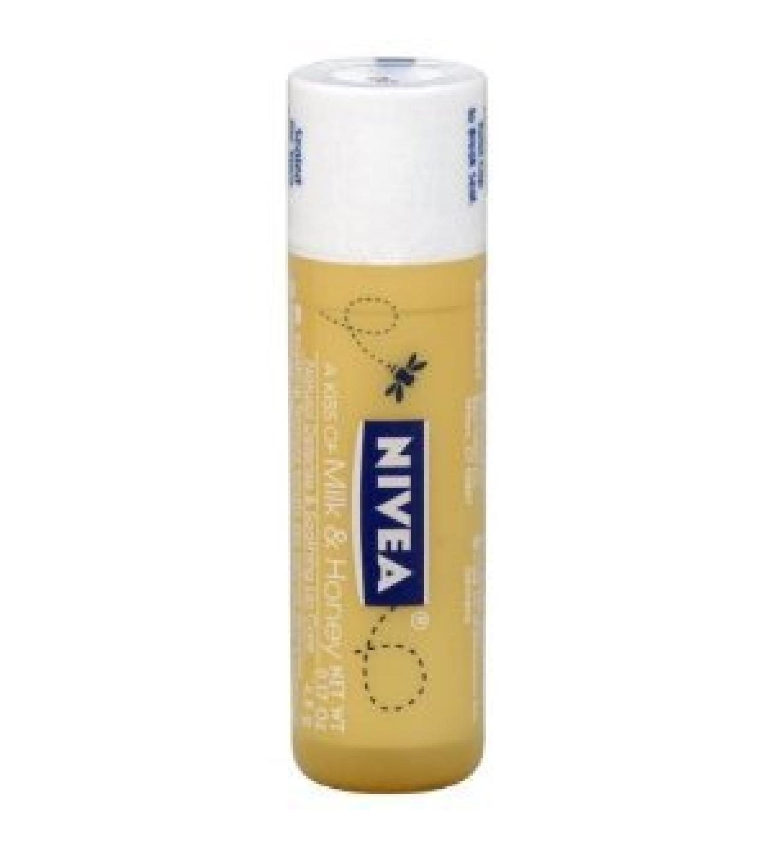 Nivea Lip Care A Kiss Of Milk & Honey .17 oz. (Pack of 6)