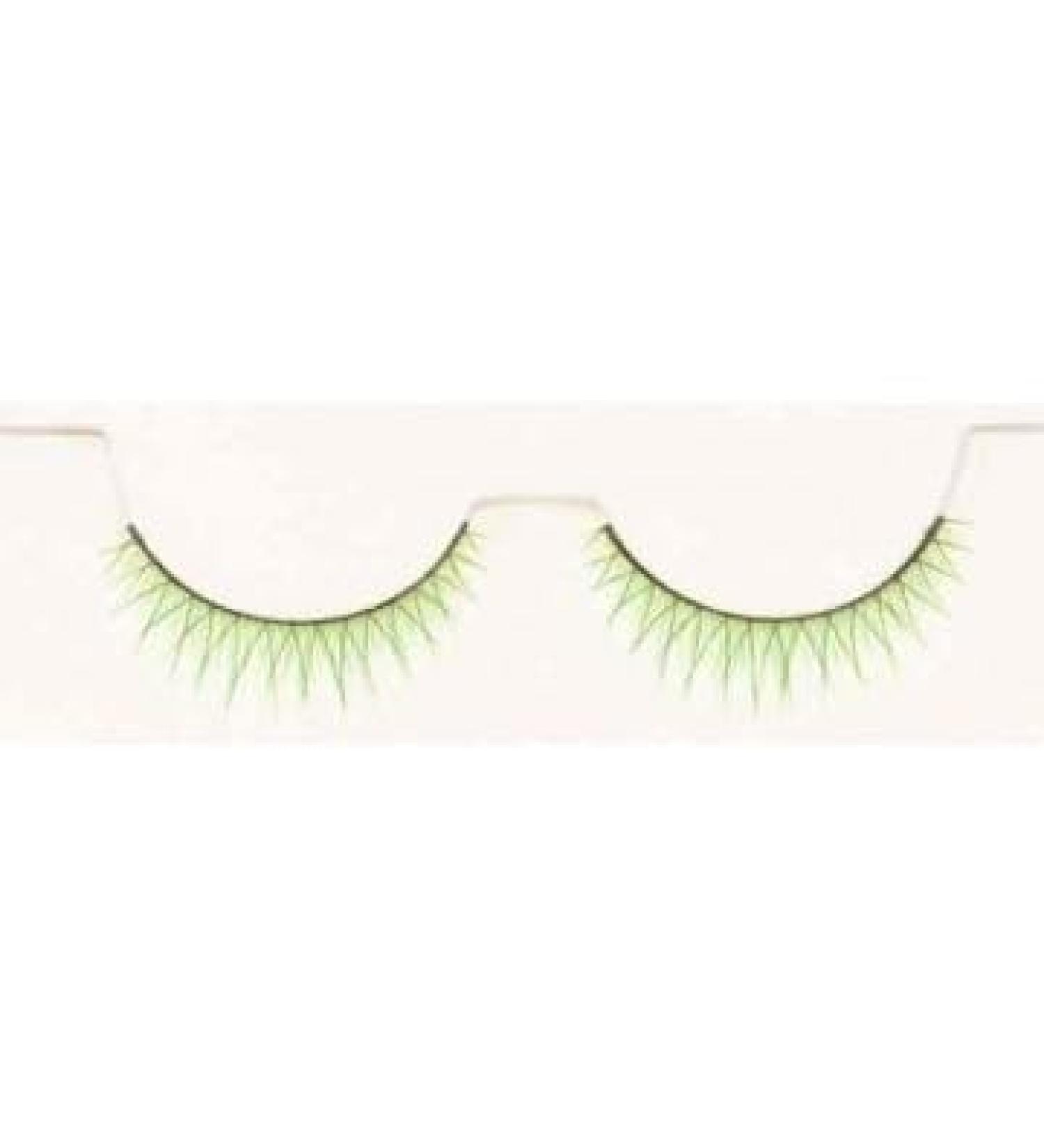 Rio Extra False Eyelashes with Glue Pack of 2 Green