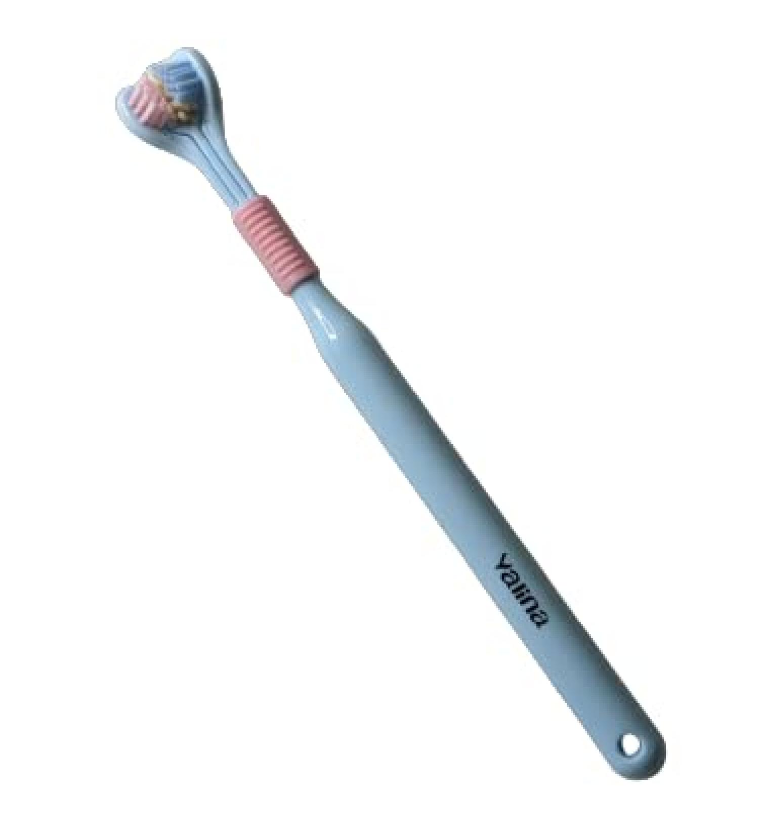 Blue 3-Sided Triple Angle Toothhugger Training Toothbrush | Ultra Soft Bristles for Children, Toddlers, Kids, and Autistic Oral Care (1 Year and Up) - Buy Online on GoSupps.com