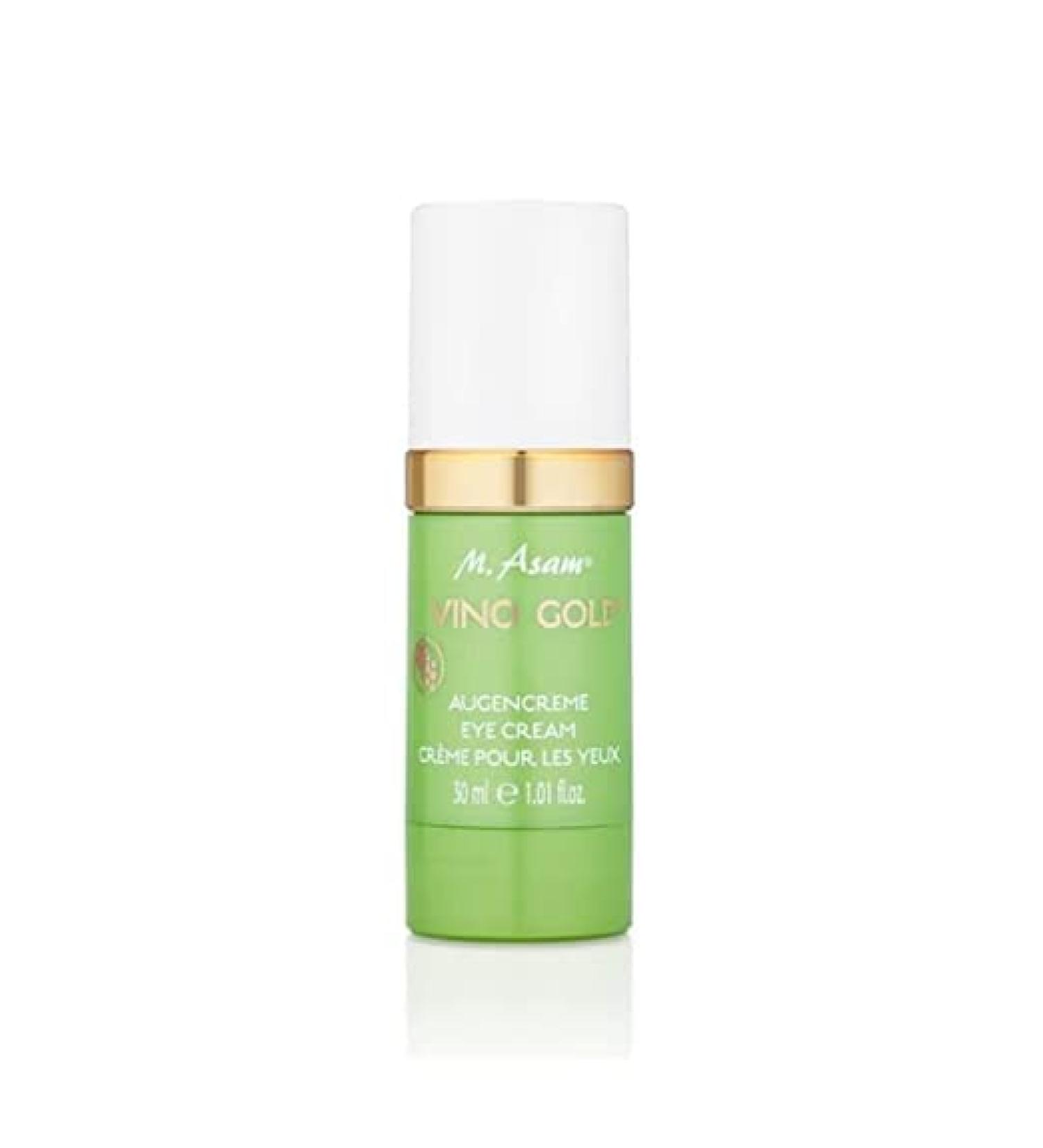 M. Asam Vino Gold Eye Cream - Energizing Under Eye Cream | 1.01 Fl Oz | Hydrating, Anti-Aging Formula for Fine Lines & Wrinkles - Buy Online on GoSupps.com