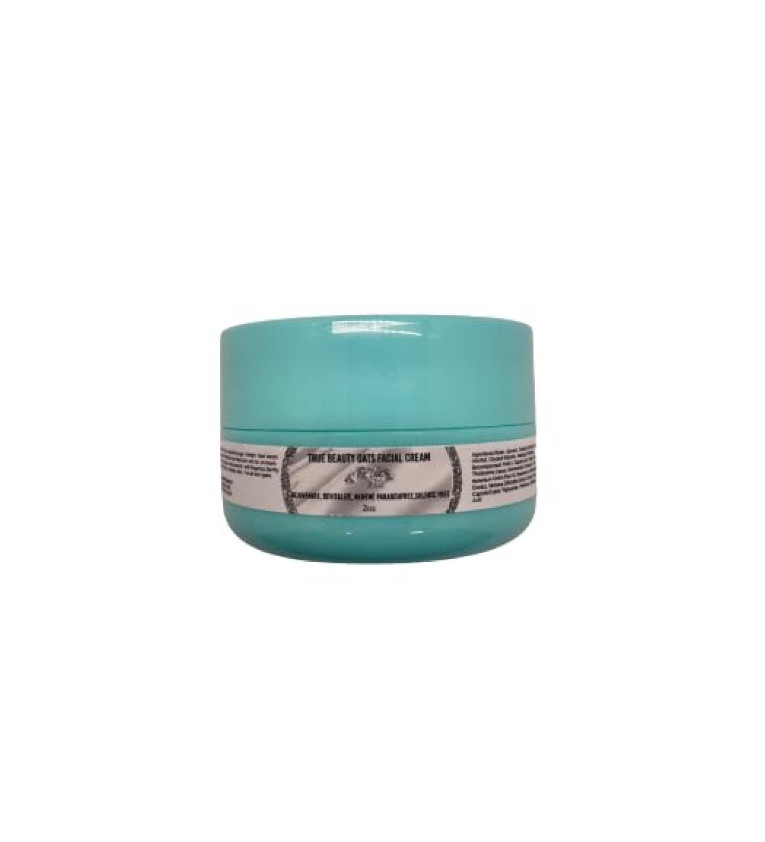 True Beauty Oats Facial Cream - Nourishing Moisturizer for Glowing Skin | International Shipping Available - Buy Online on GoSupps.com