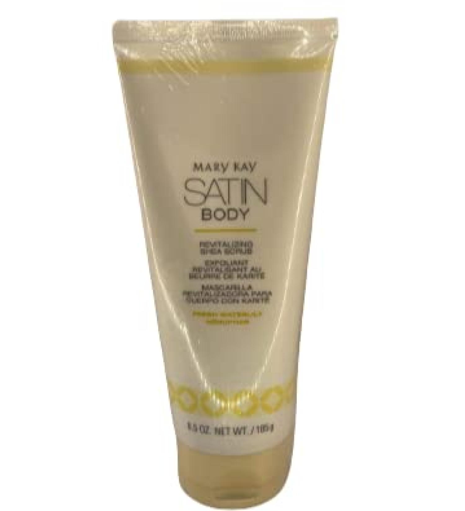 Buy ISS Satin Body Revitalizing Shea Scrub - Fresh Waterlily Exfoliant 6.5OZ | International Shipping Available - Buy Online on GoSupps.com