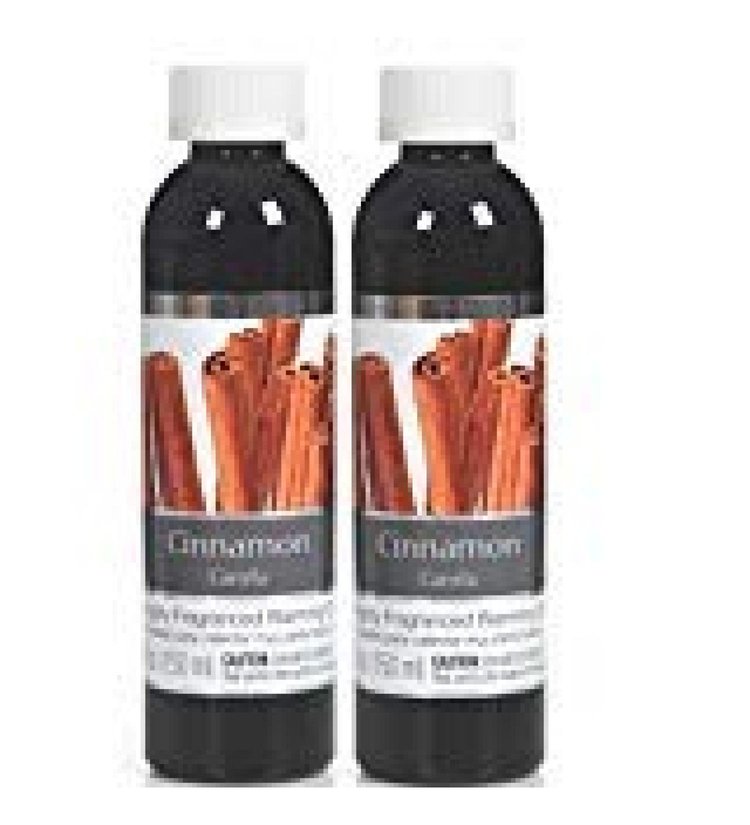 Hosley Set of 2 Cinnamon Fragrance Warming Oils 5 Ounce Ideal Gift for Weddings Spa Reiki Meditation Bathroom Settings P1