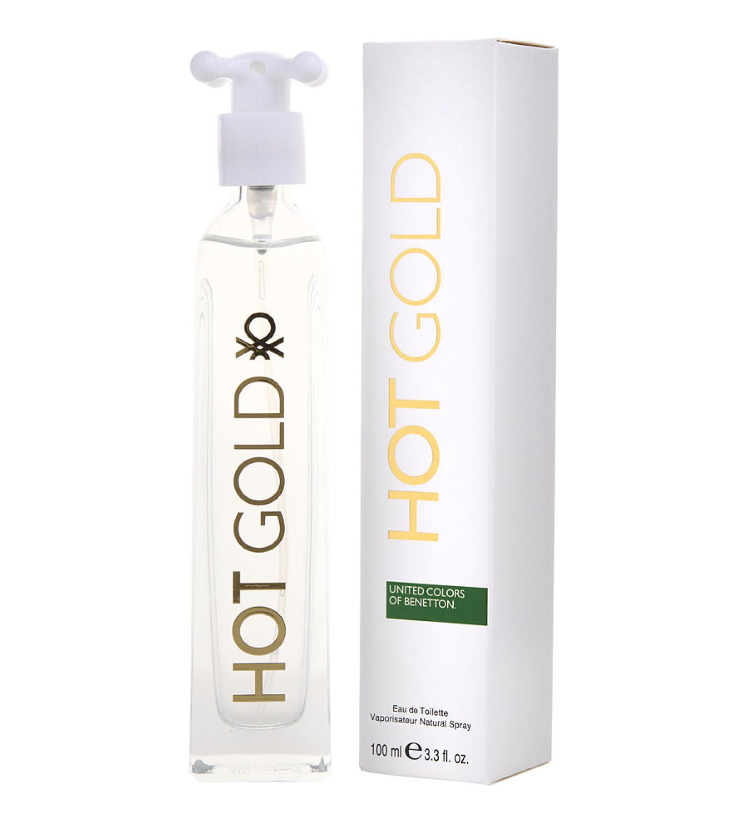 HOT GOLD by Benetton - EDT SPRAY 3.3 OZ - WOMEN