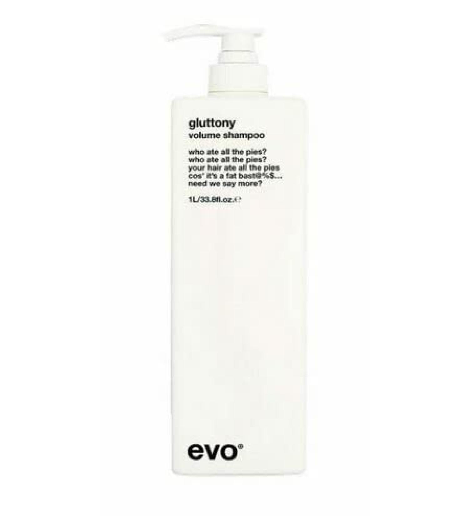 Evo Gluttony Volumising Shampoo 1000ml