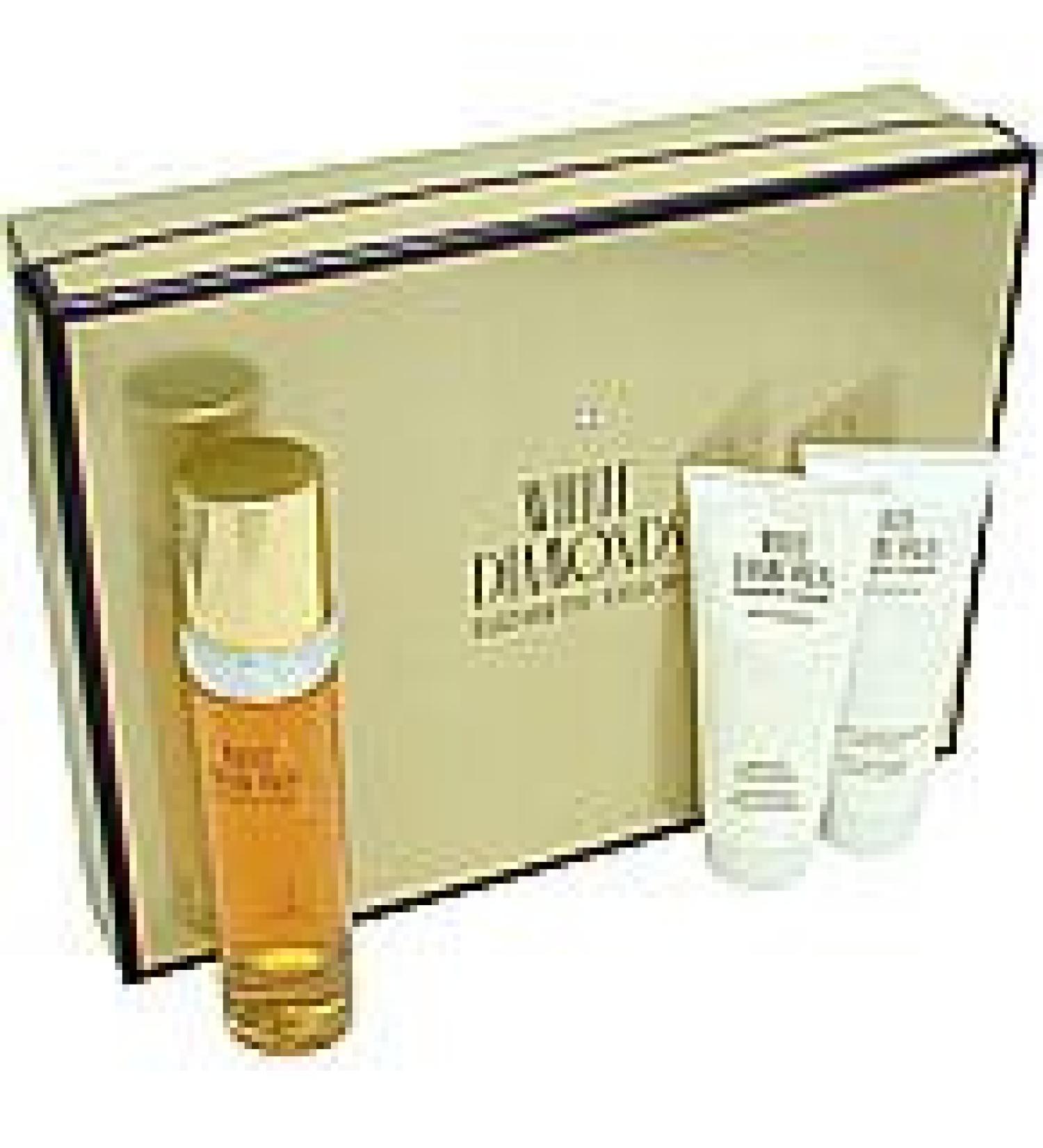 WHITE DIAMONDS by Elizabeth Taylor EDT SPRAY 3.3 OZ & BODY LOTION 3.3 OZ & SHOWER GEL 3.3 oz / 97 ml for Women